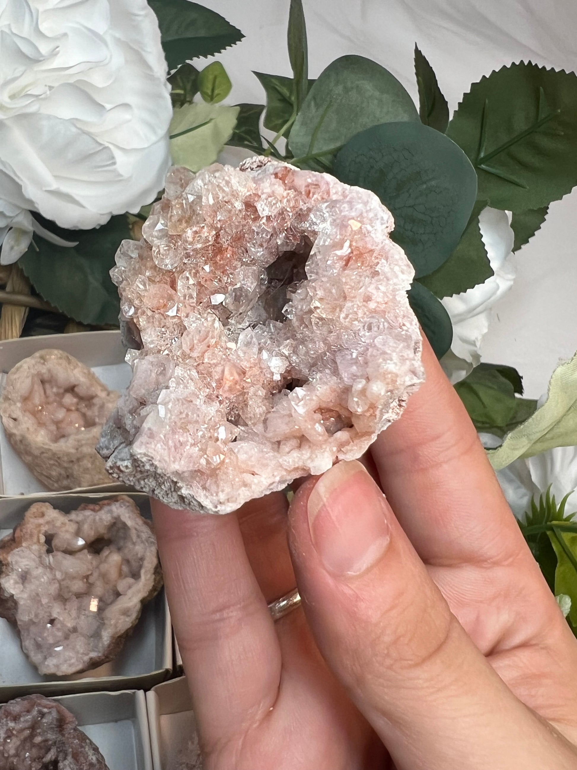 Pink Amethyst Geodes