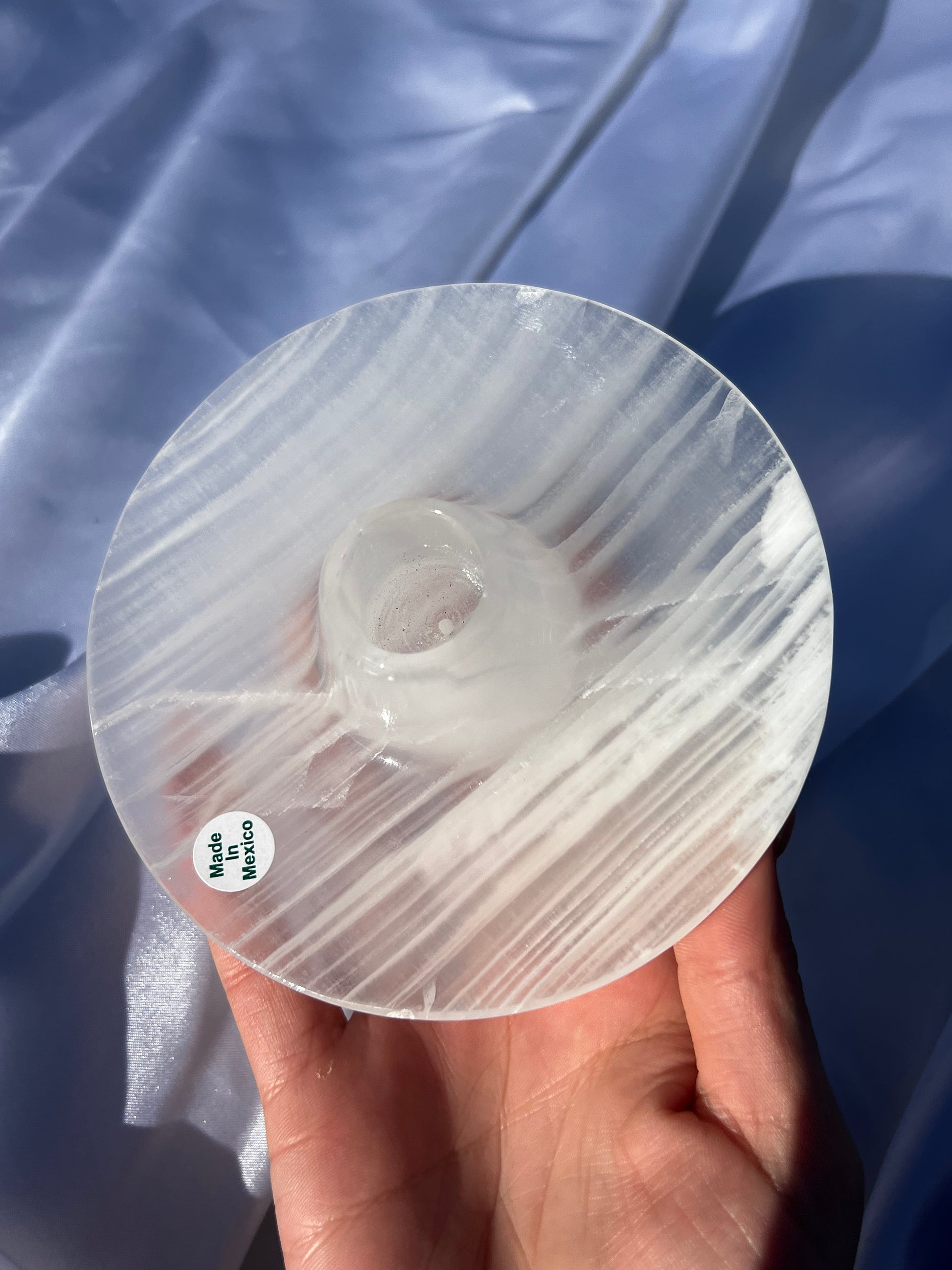 Round Onyx incense holder