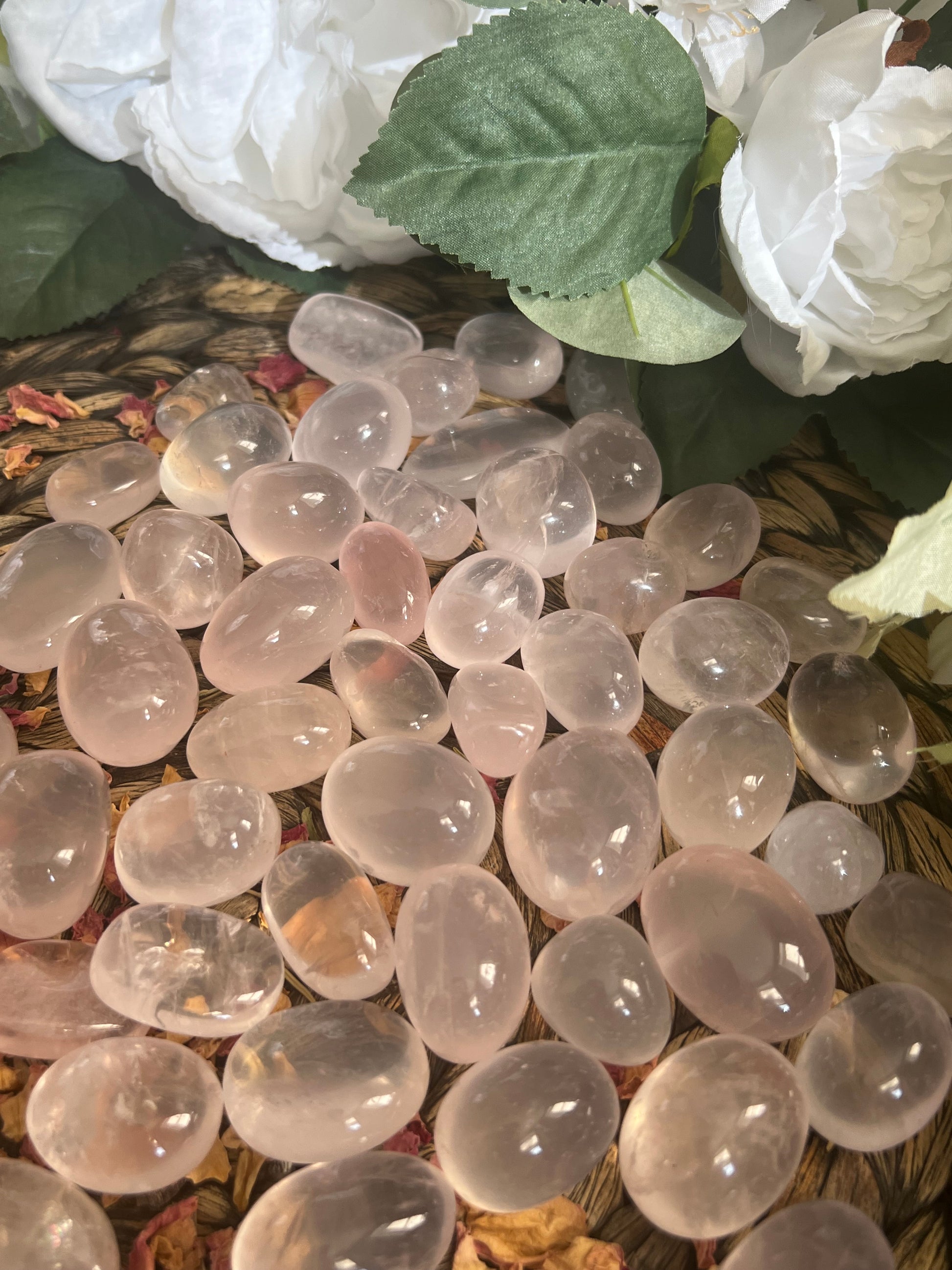 Rose Quartz Tumbles