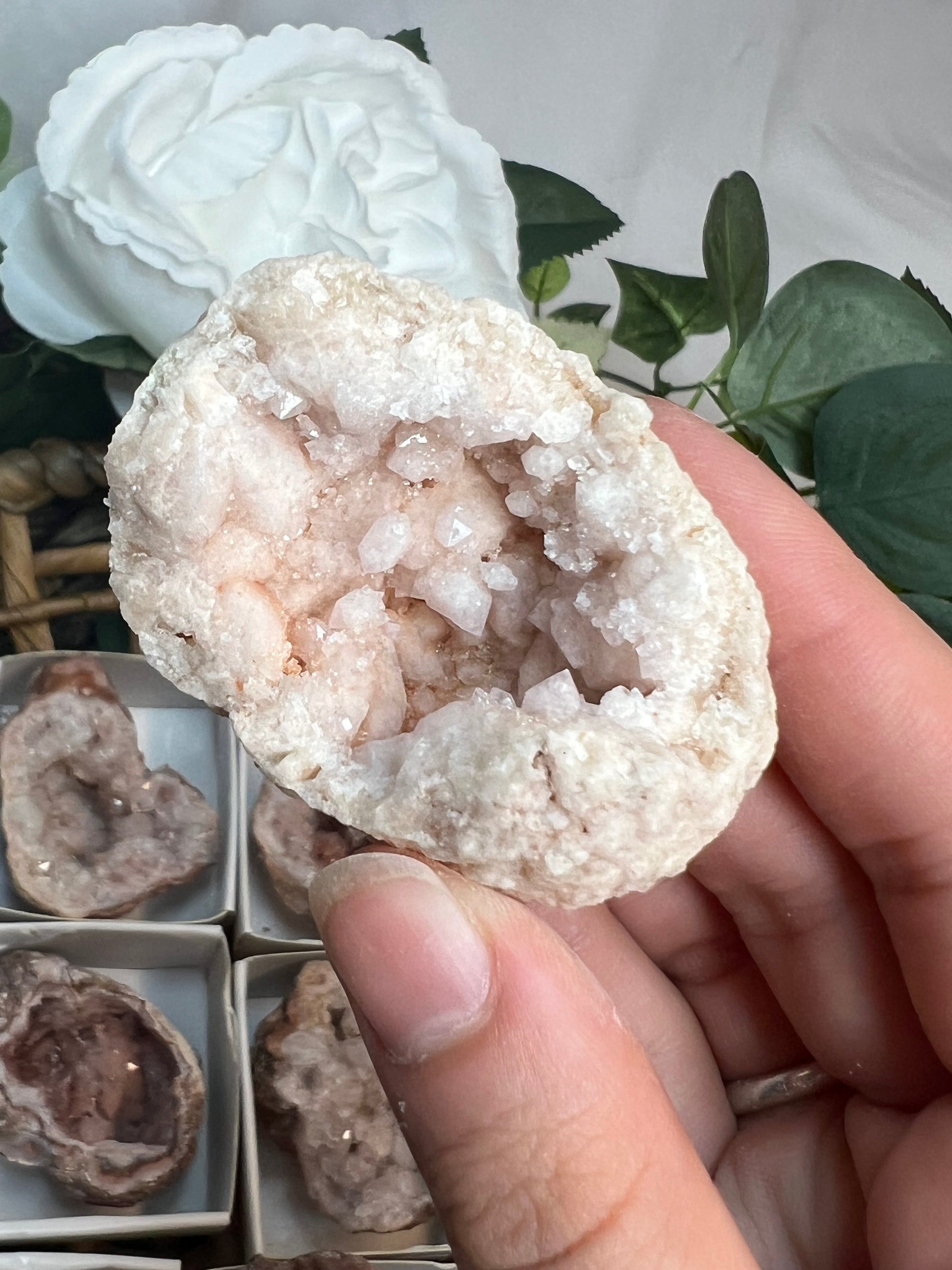 Pink Amethyst Geodes