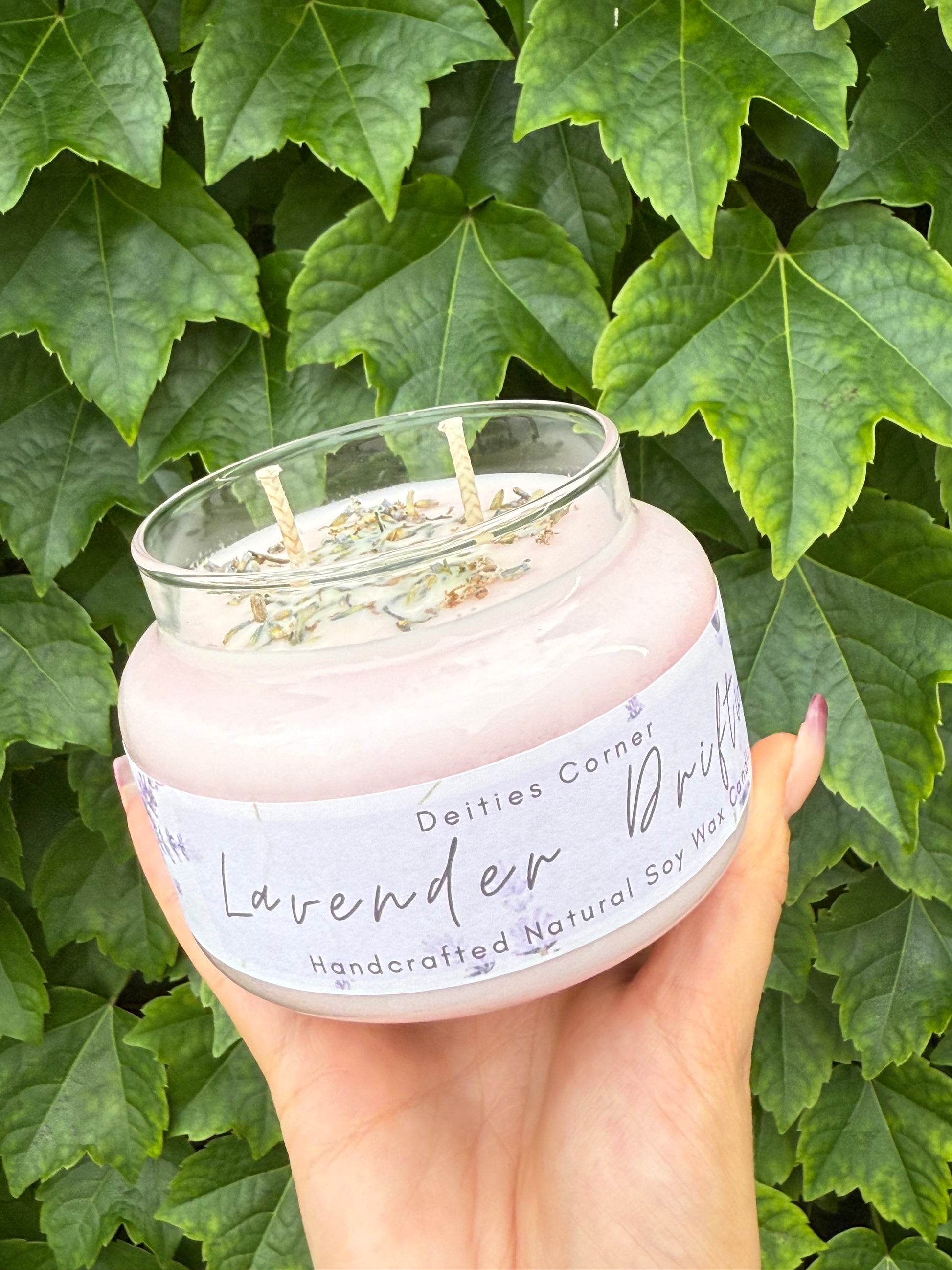 Lavender Driftwood Candle