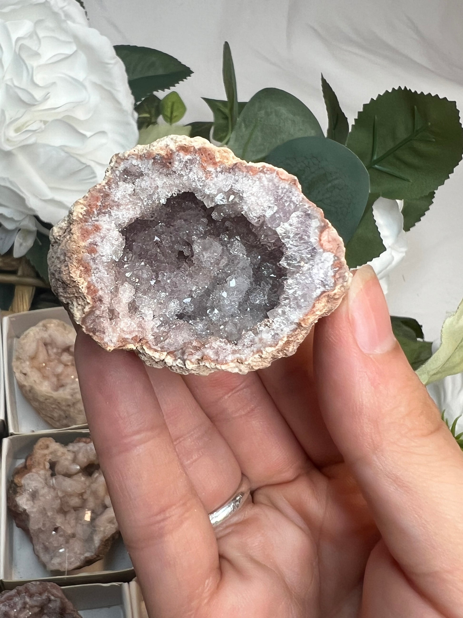 Pink Amethyst Geodes