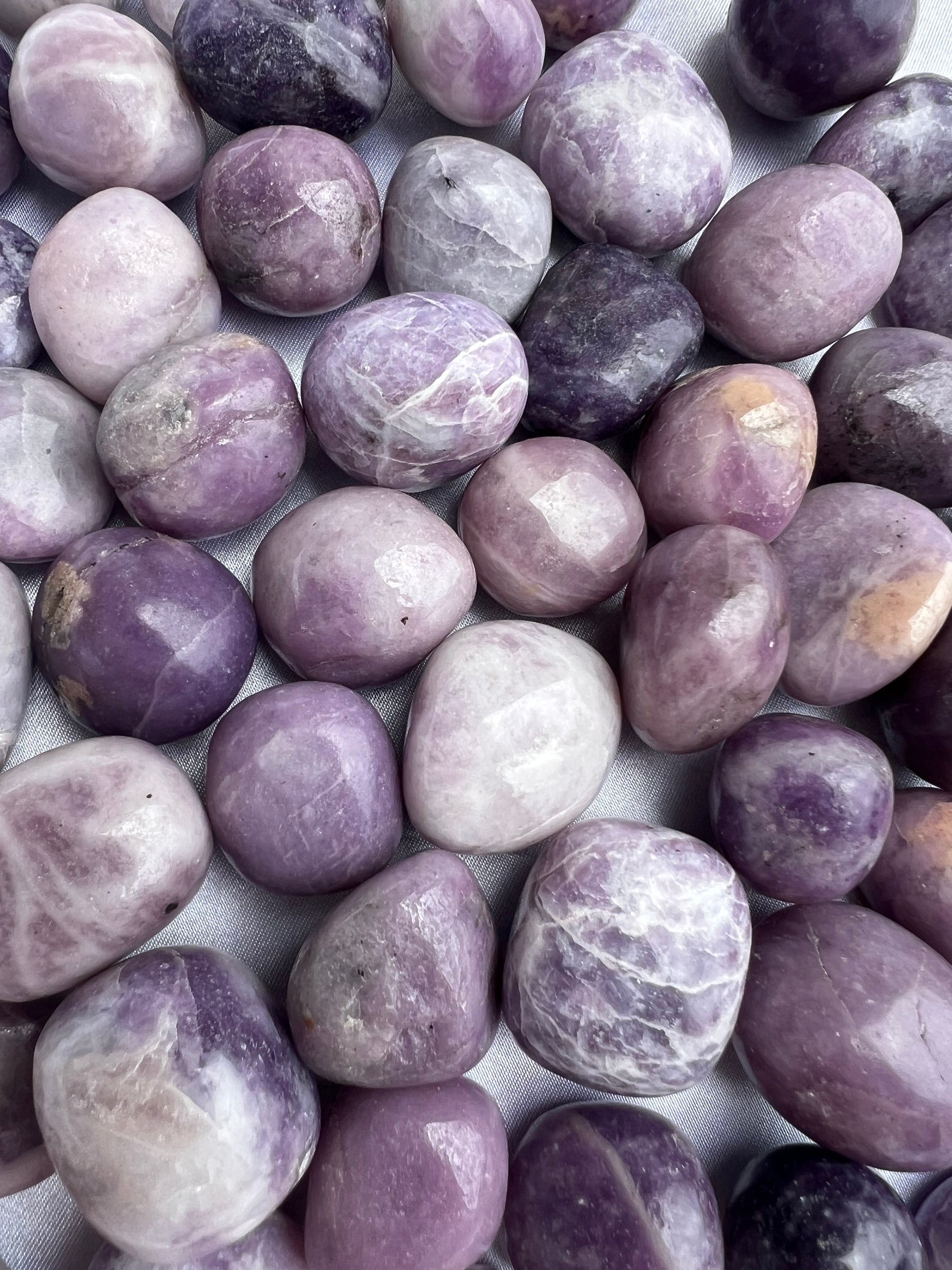 Lepidolite Tumbles