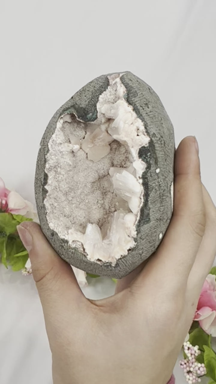 Peach Heulandite Specimen #1