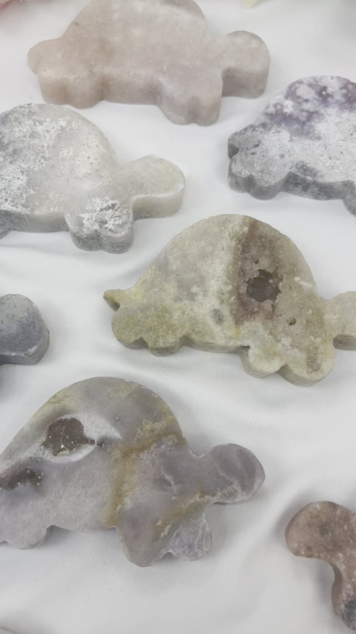 Pink Amethyst Turtles