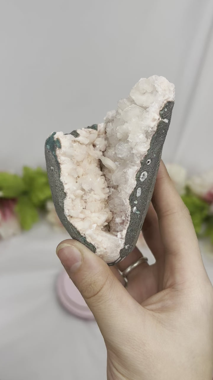 Peach Heulandite Specimen #3