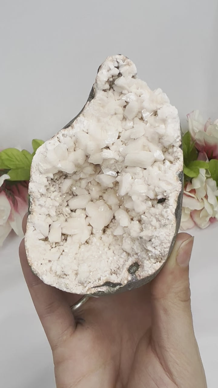 Peach Heulandite Specimen #4