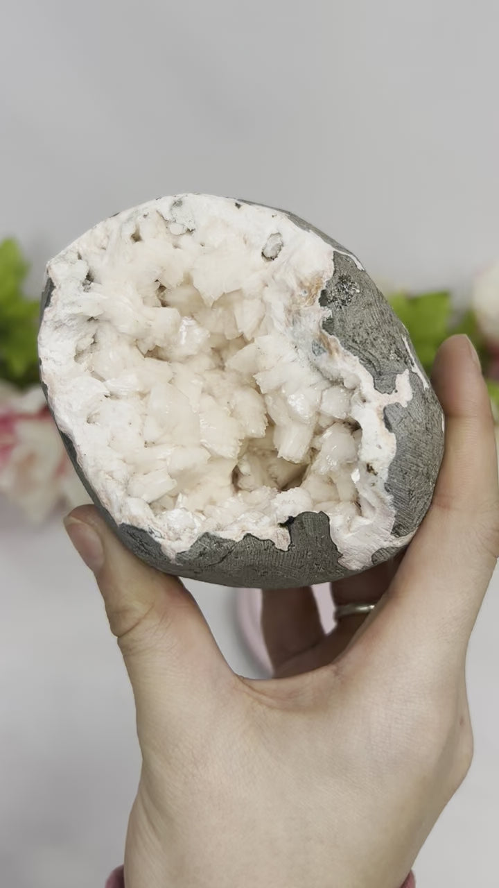 Peach Heulandite Specimen #7