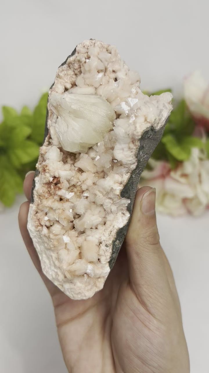 Peach Heulandite Specimen #5