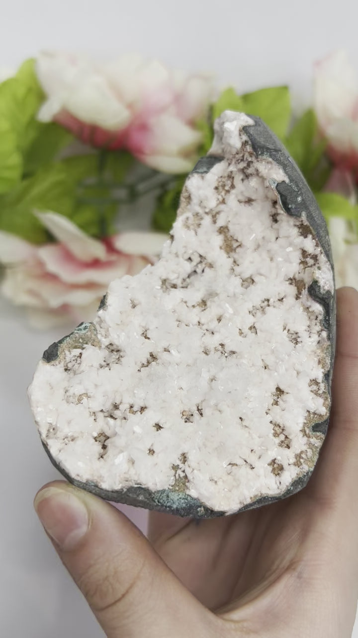 Peach Heulandite Specimen #6