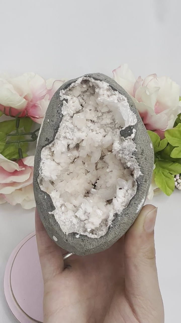 Peach Heulandite Specimen #8