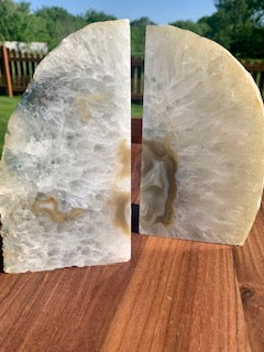 Agate Bookends