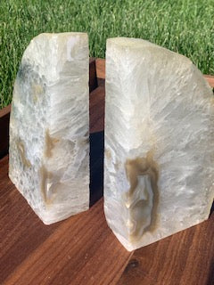 Agate Bookends
