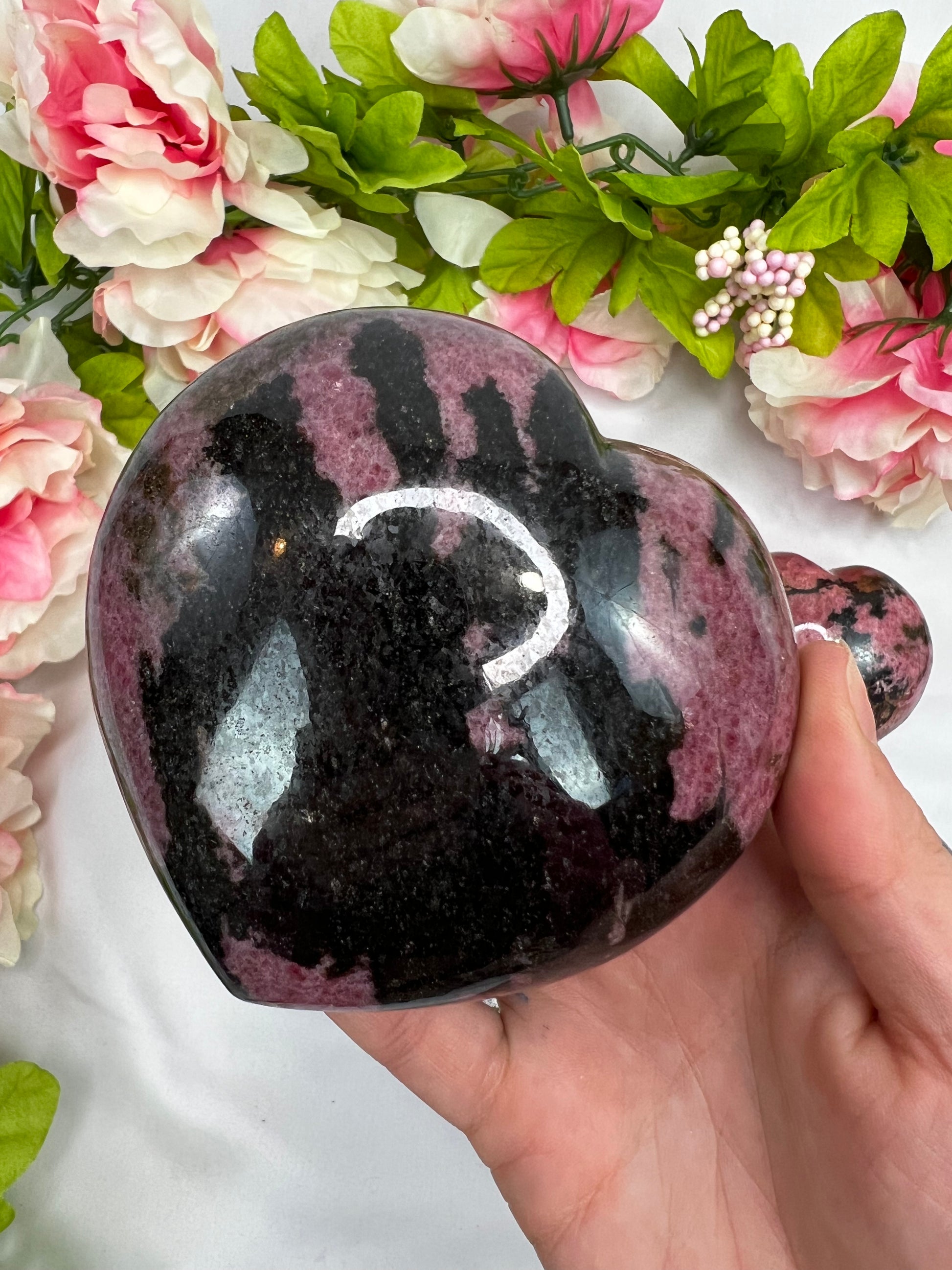 Rhodonite Hearts
