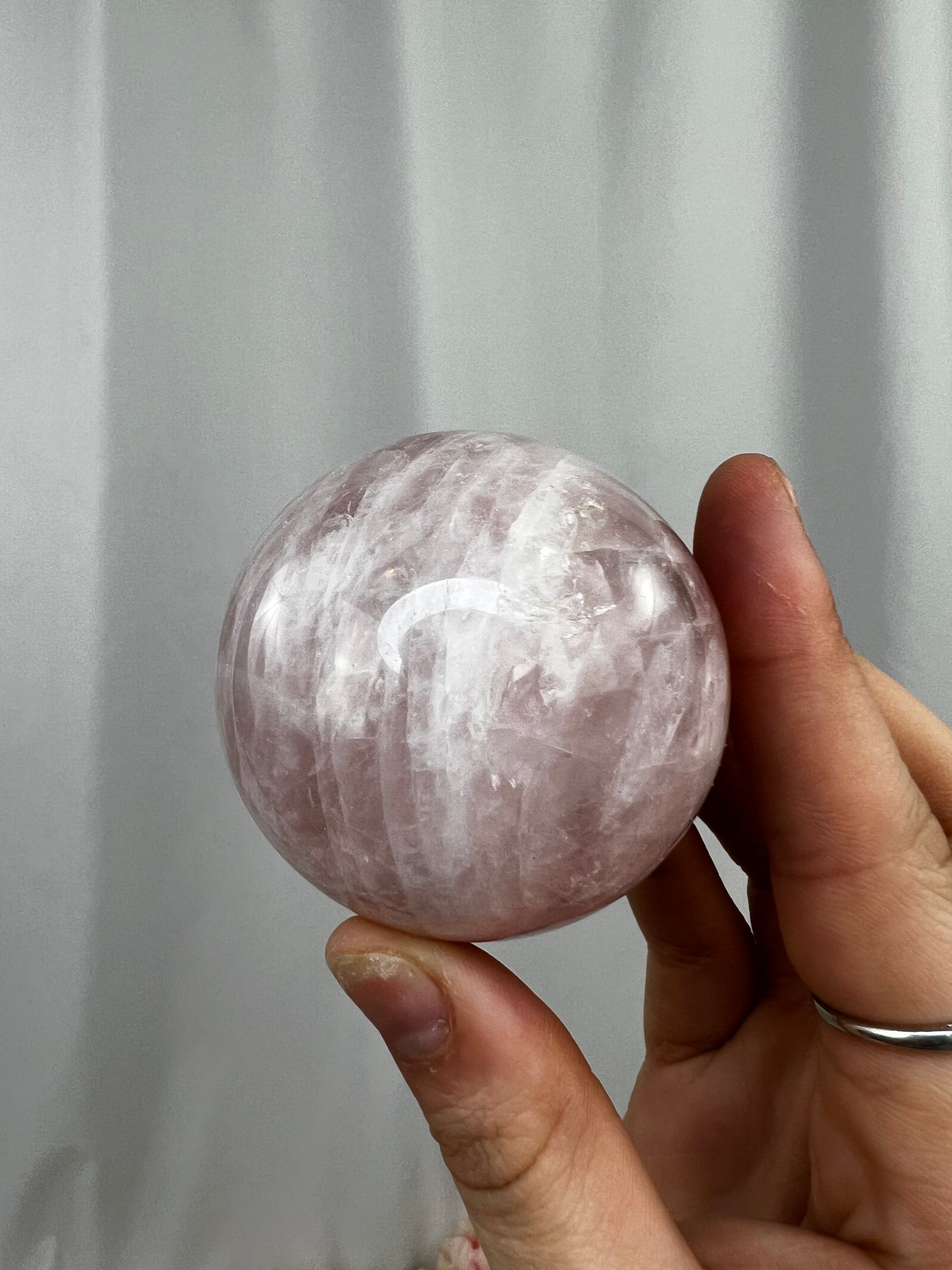 Rose Quartz Spheres