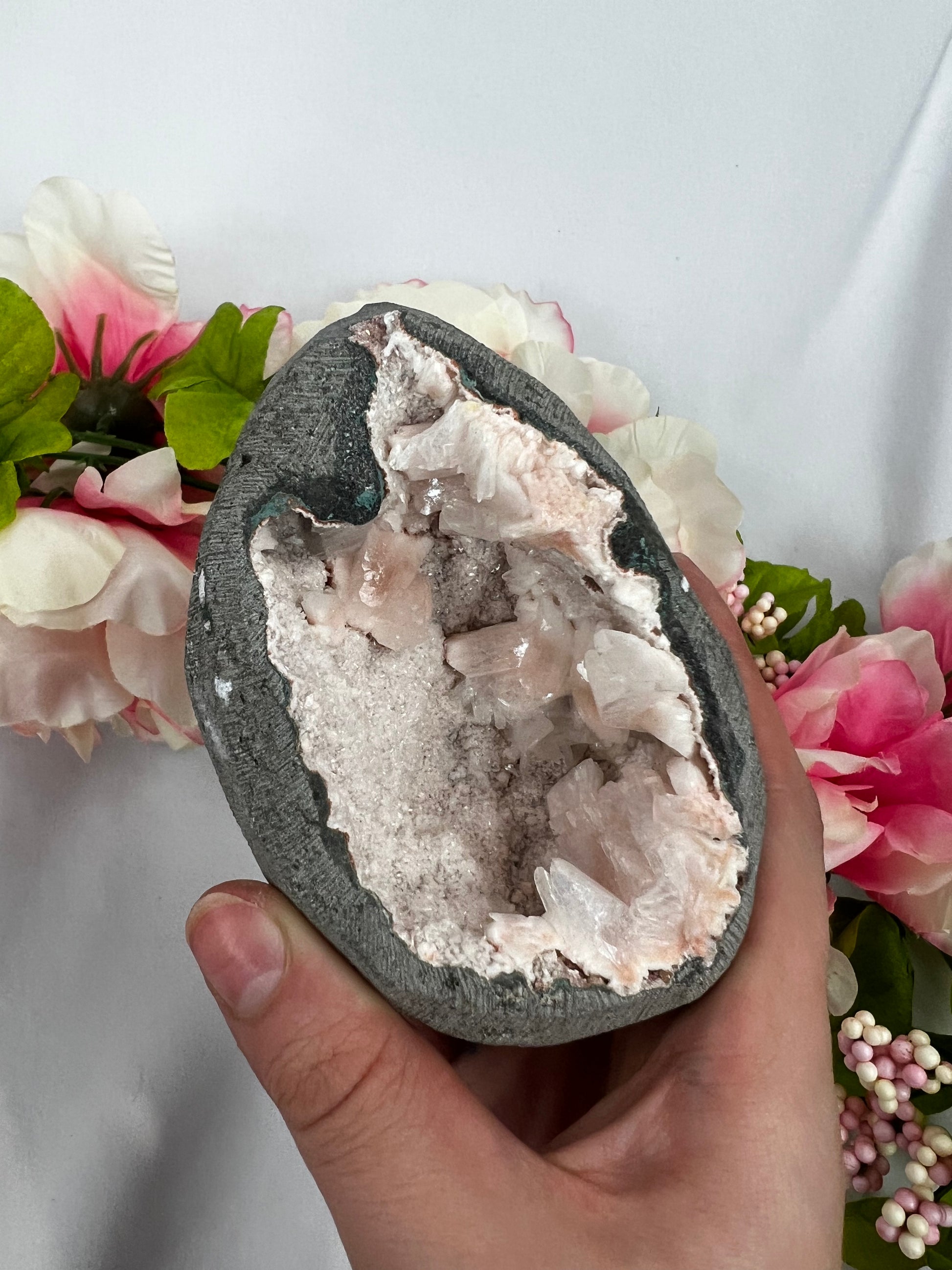 Peach Heulandite Specimen #1