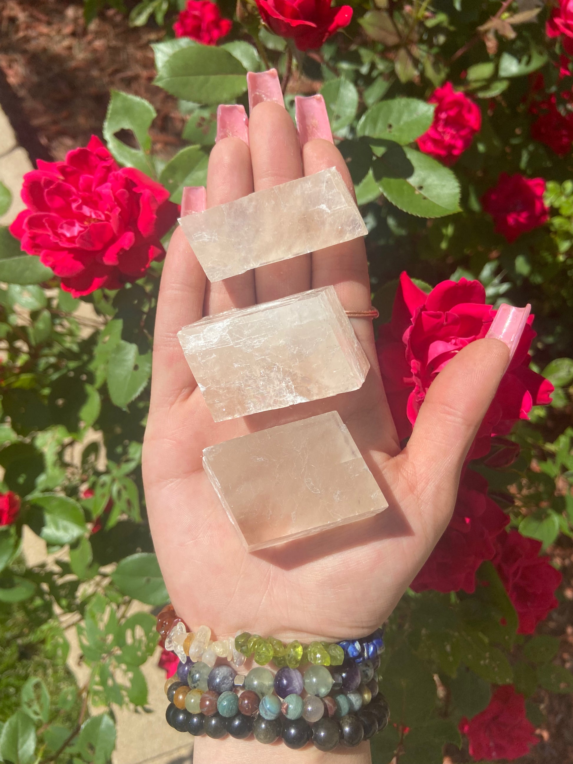 Pink Optical Calcite