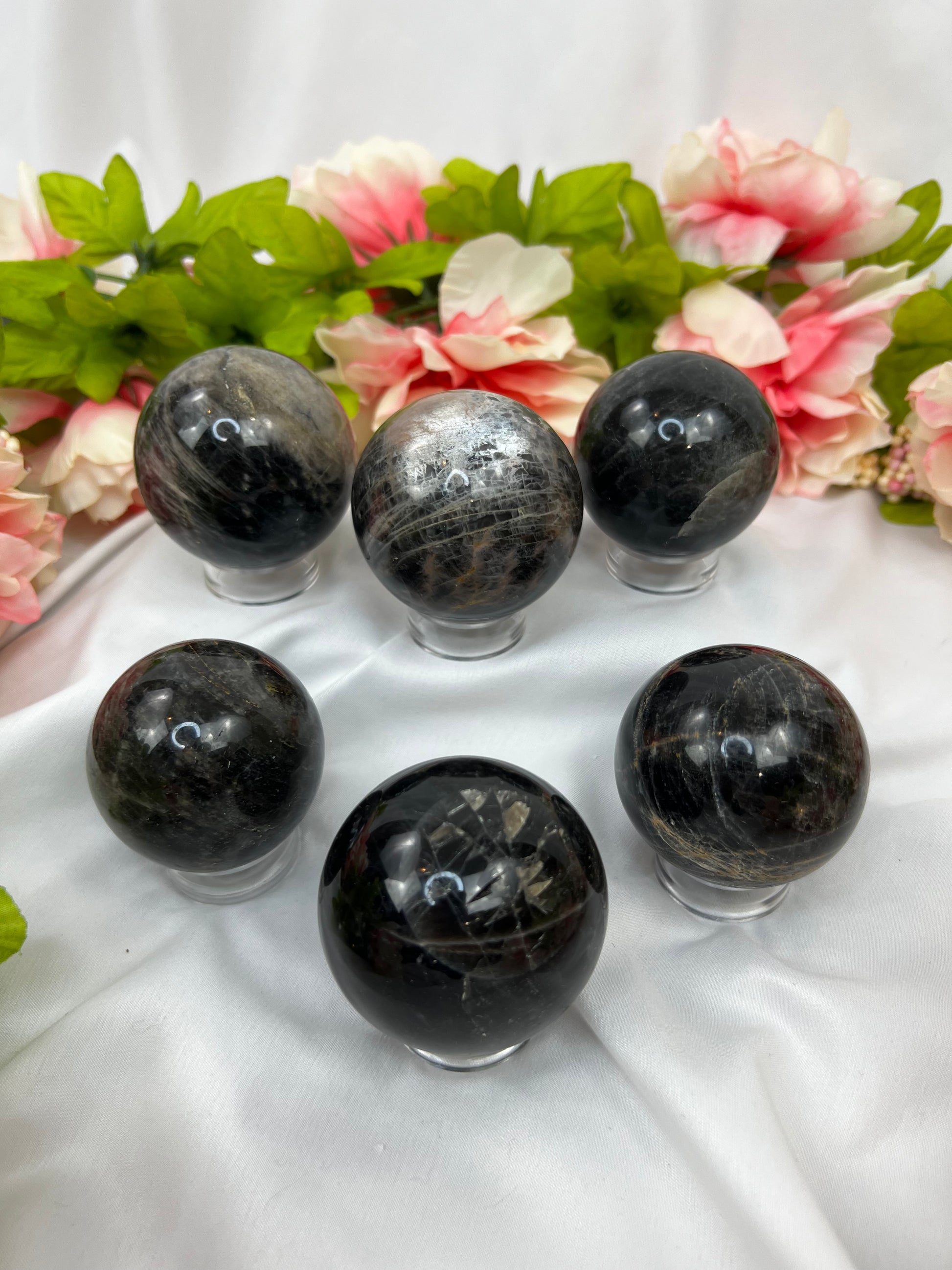 Black Moonstone Sphere