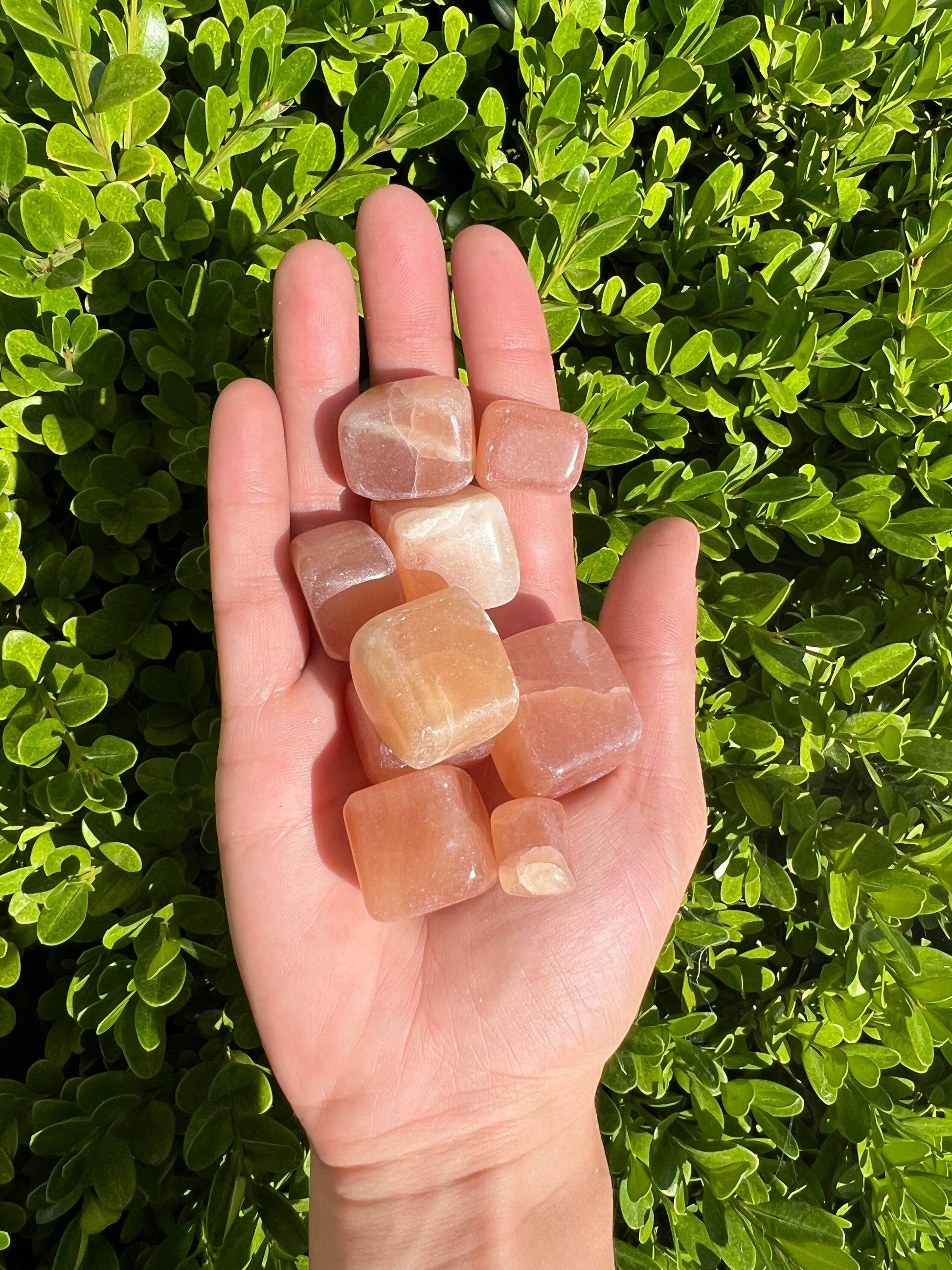 Honey Calcite Tumbles