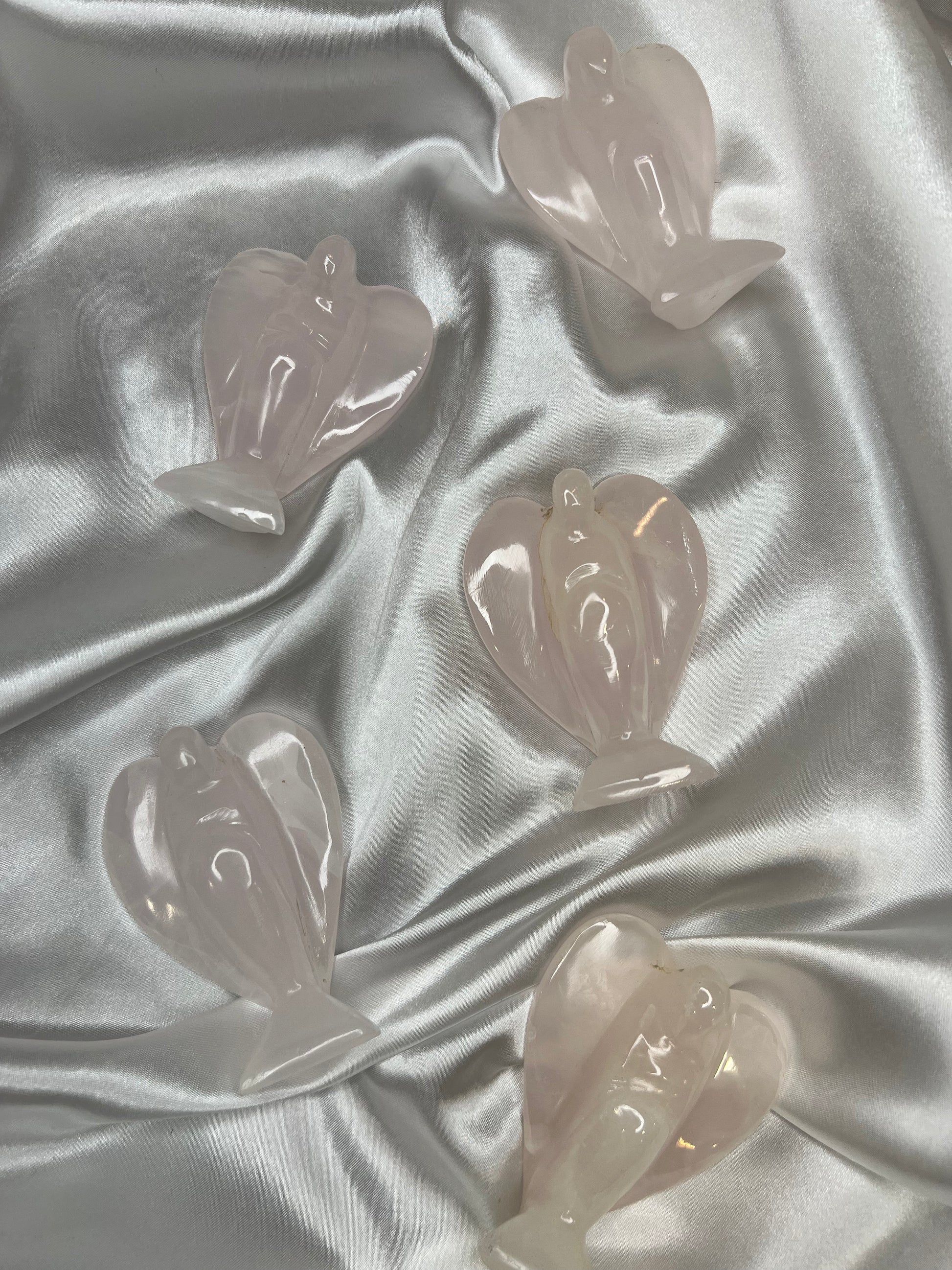 Pink calcite angles