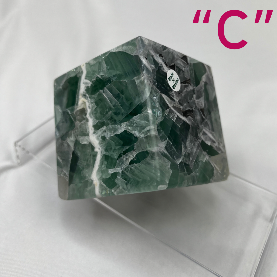 Fluorite Standing Cubes