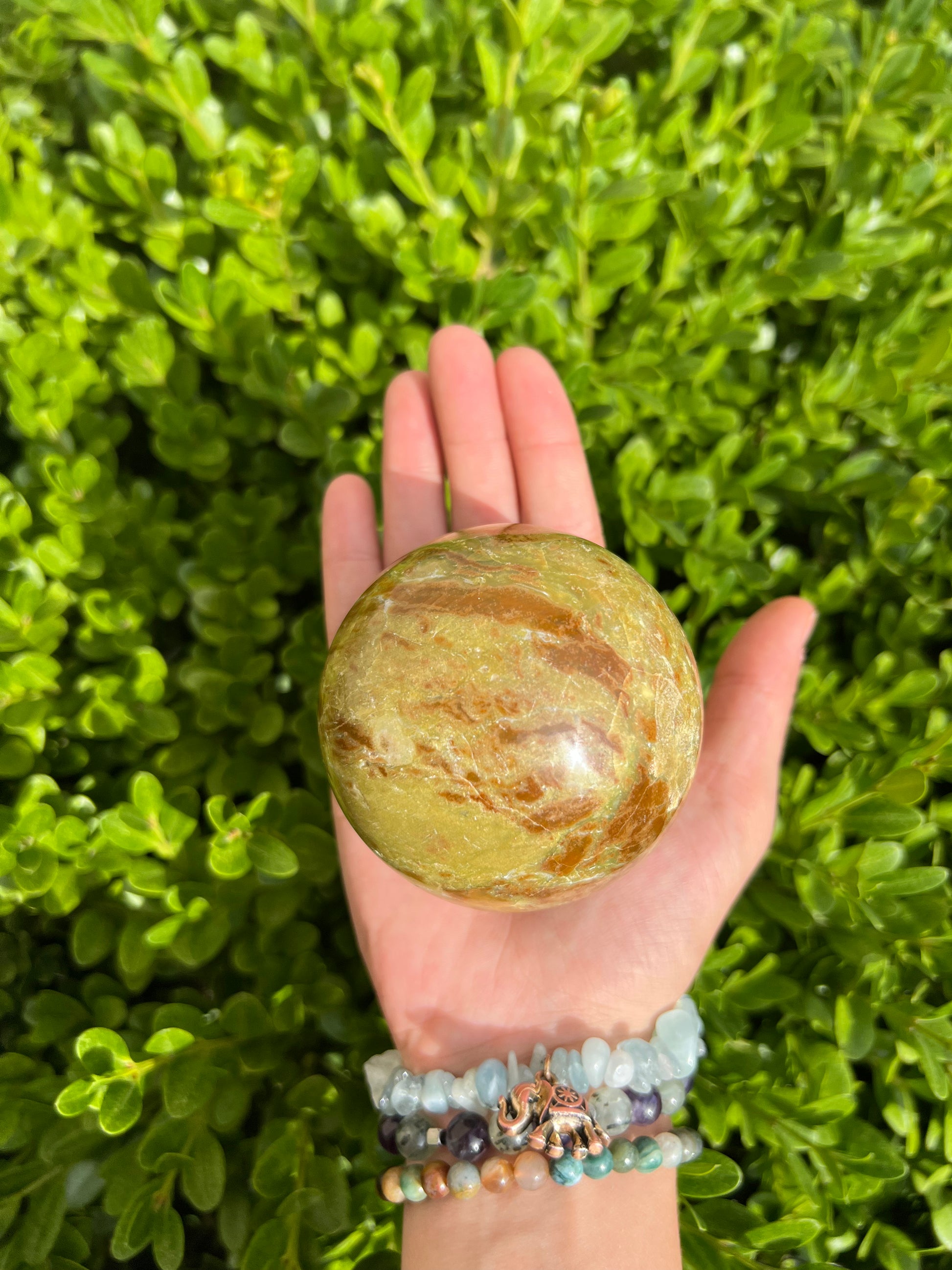 Green Opal Sphere “A”