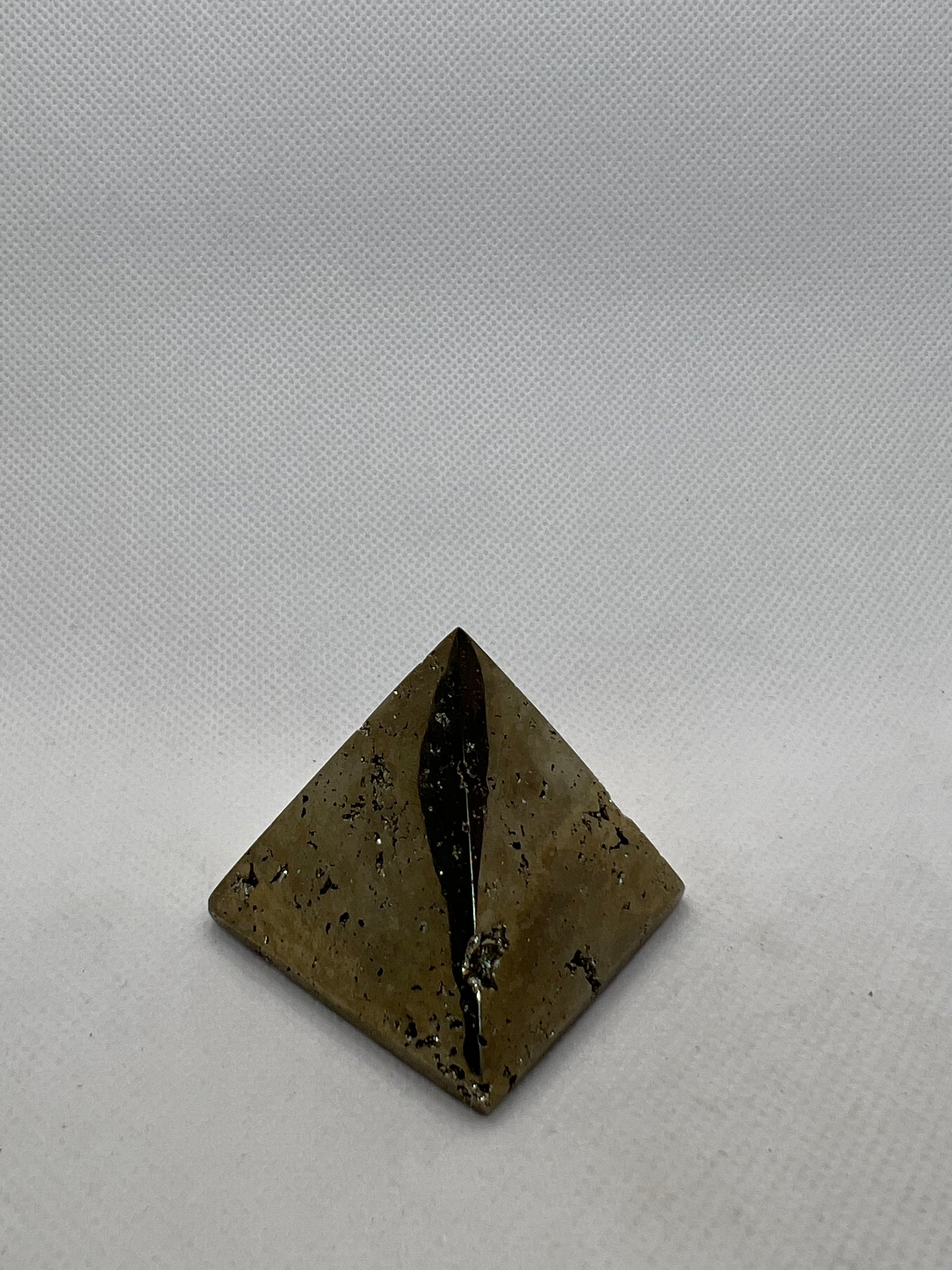 Pyrite pyramids