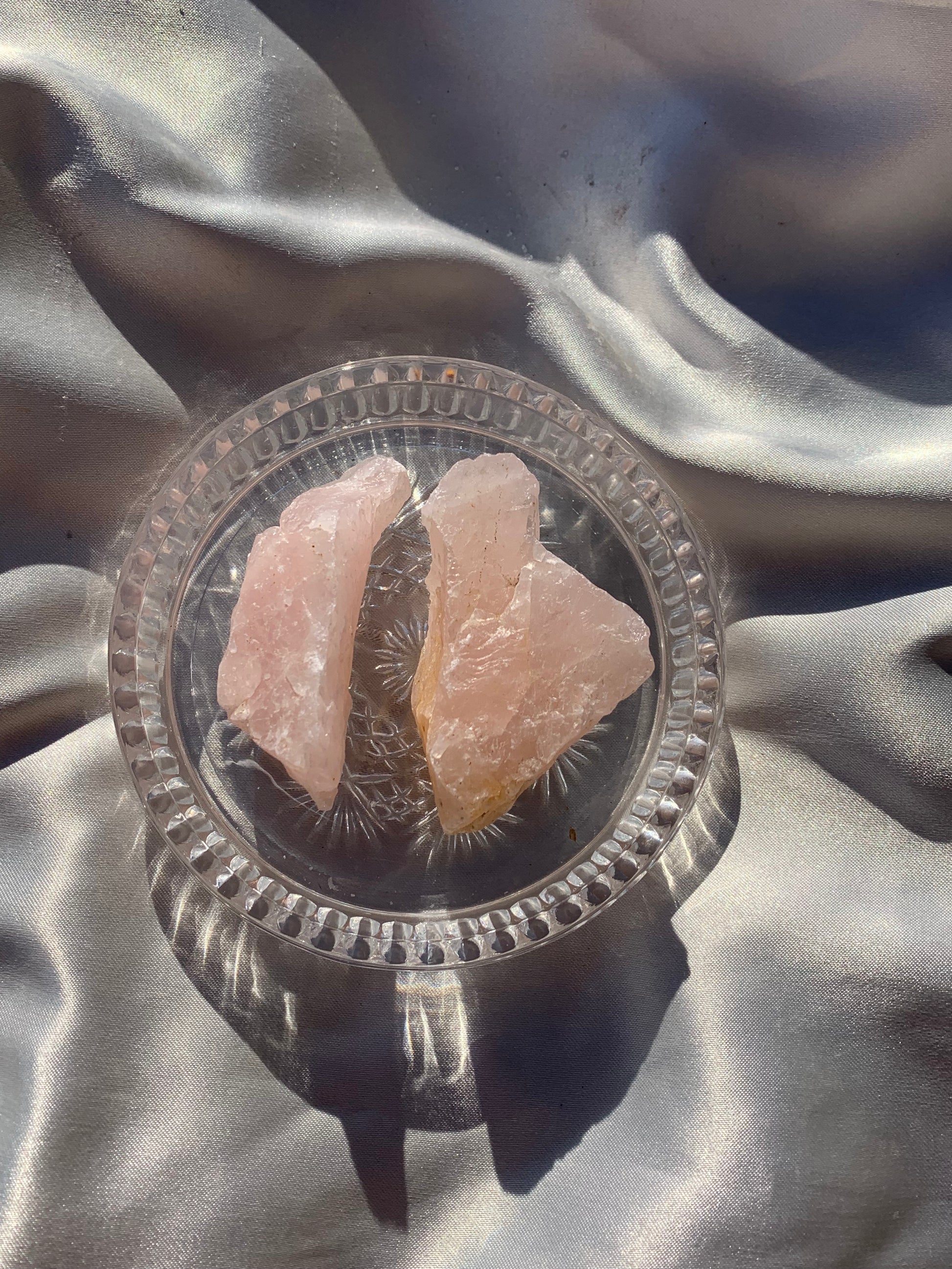 Raw Rose Quartz