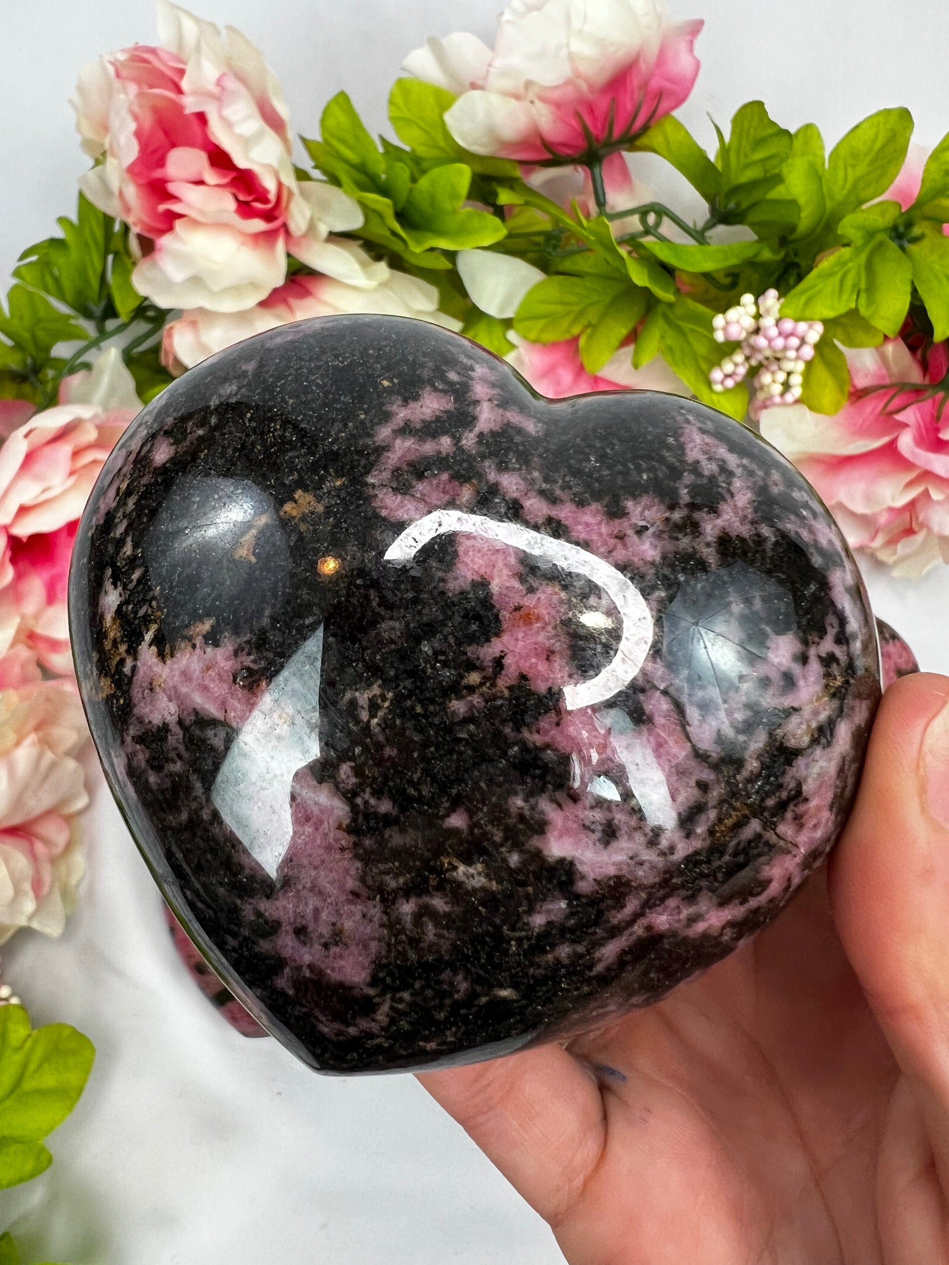 Rhodonite Hearts