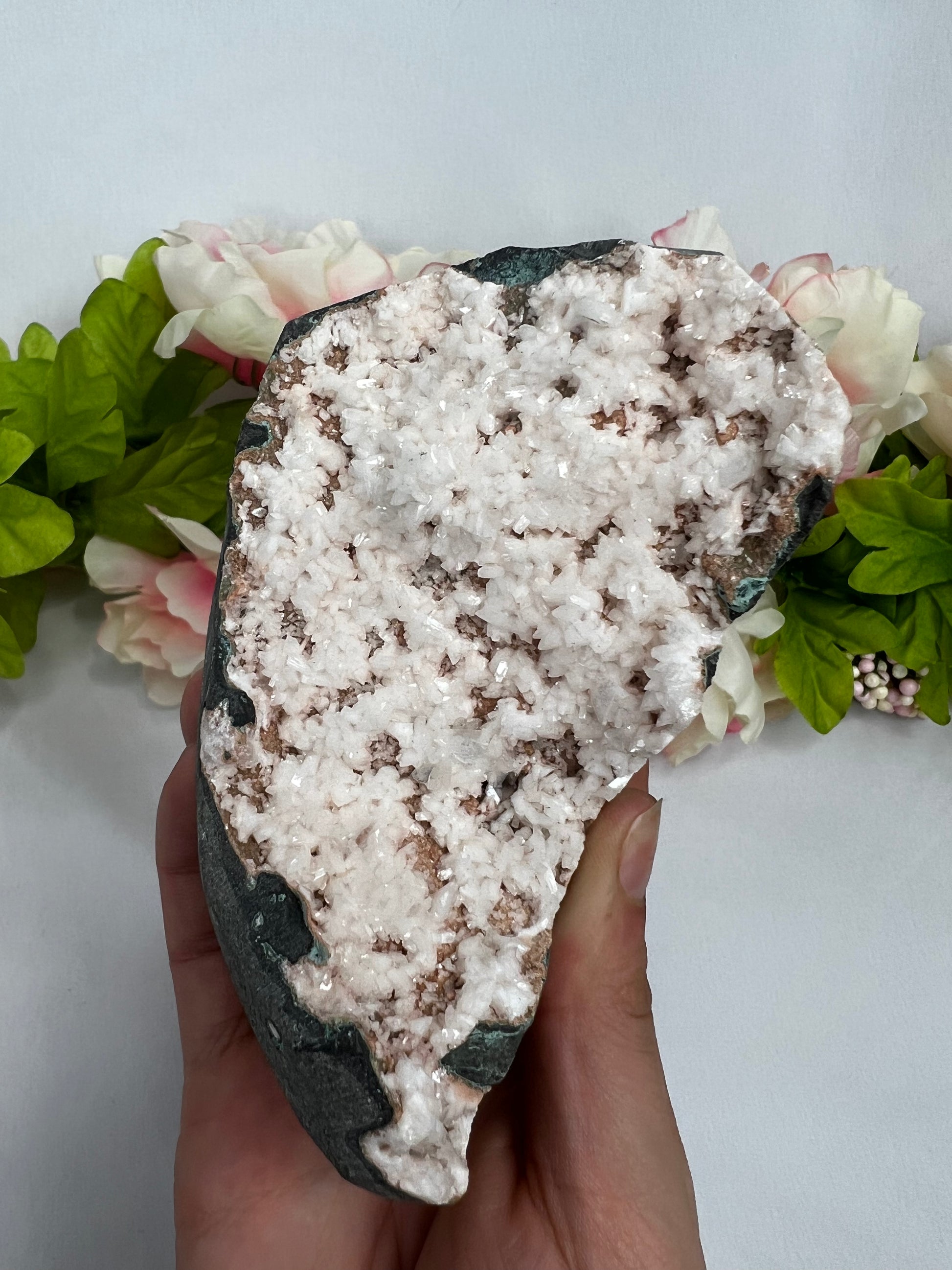 Peach Heulandite Specimen #6