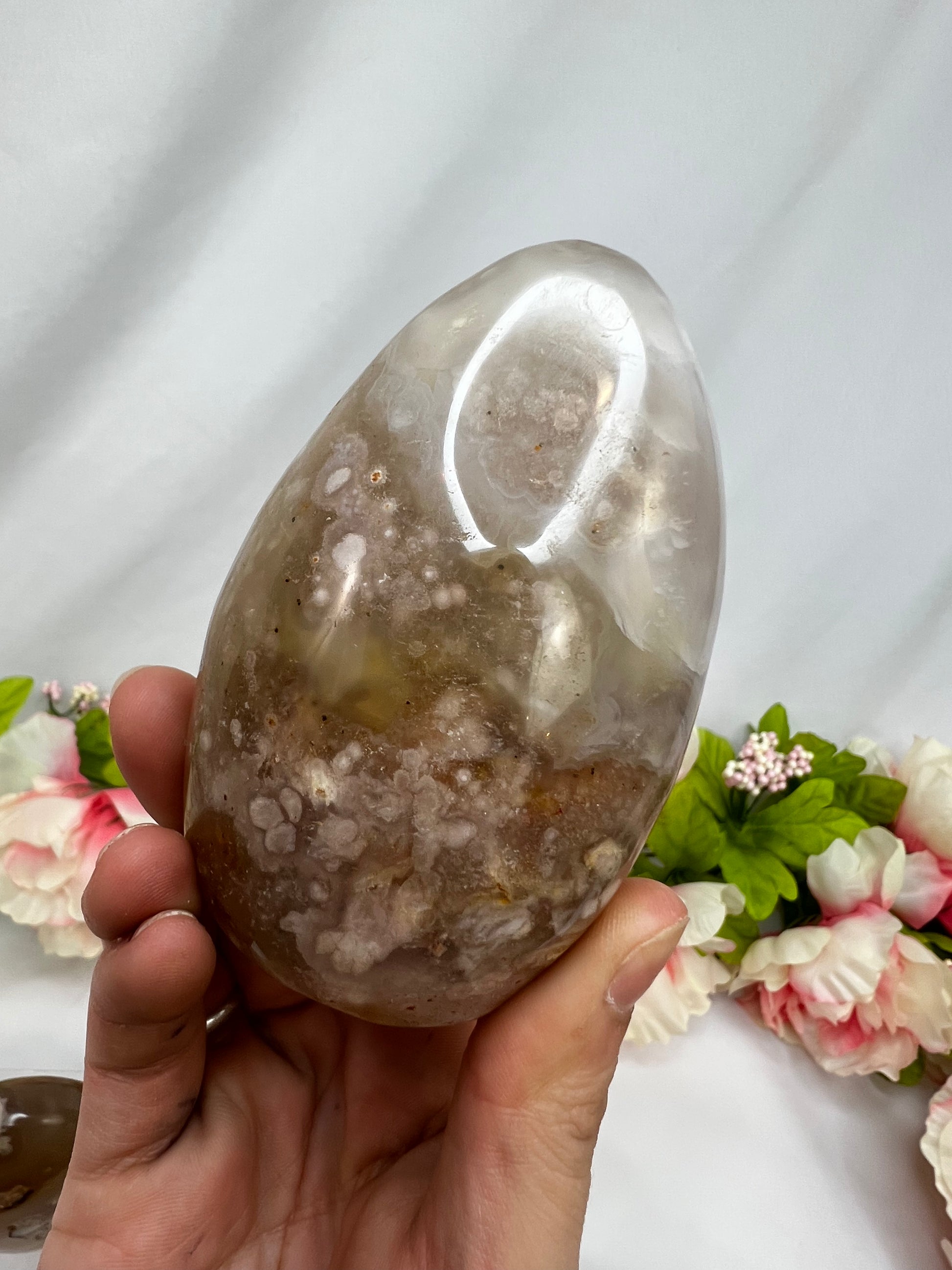 Flower Agate Freeforms