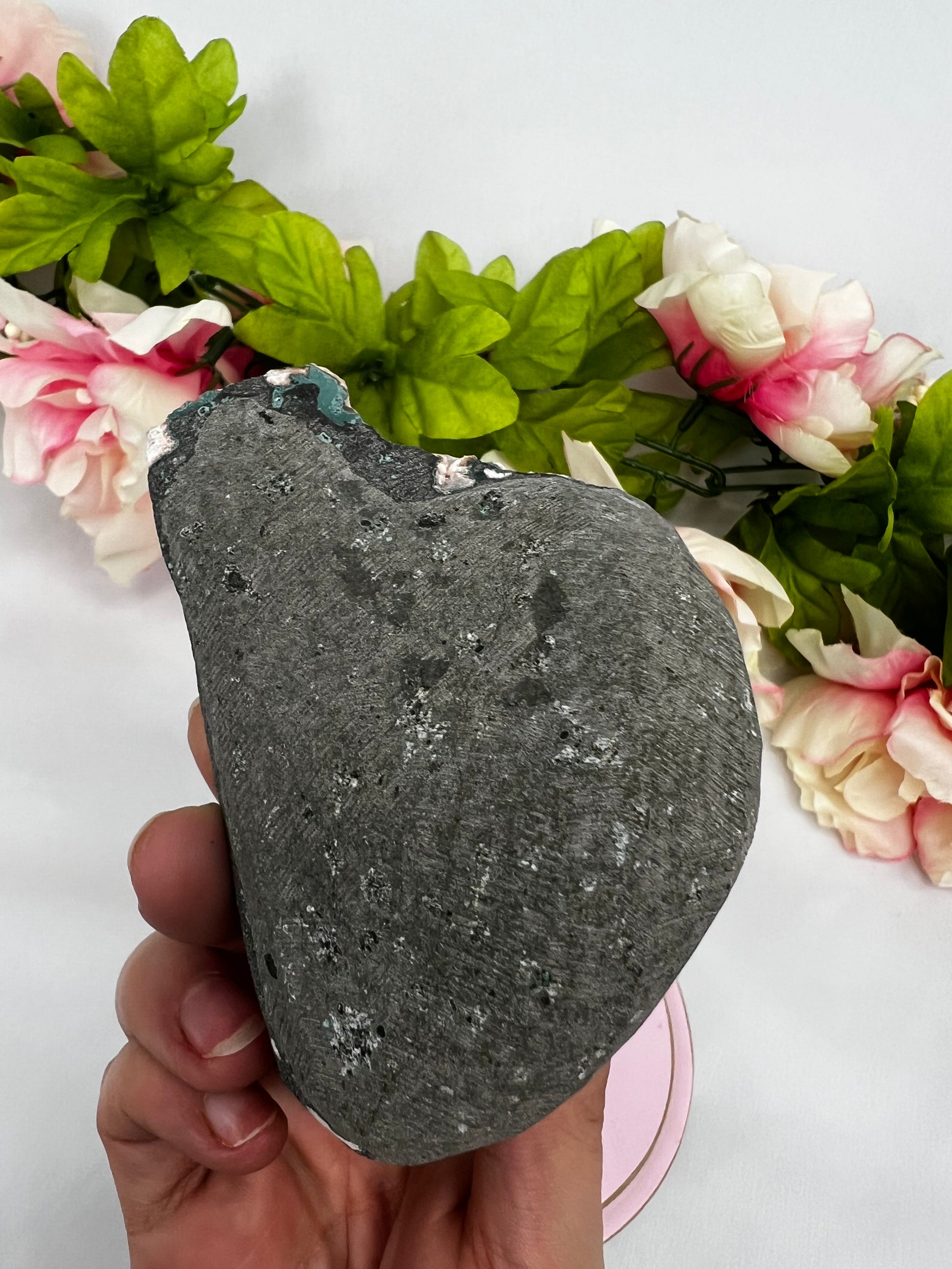 Peach Heulandite Specimen #3