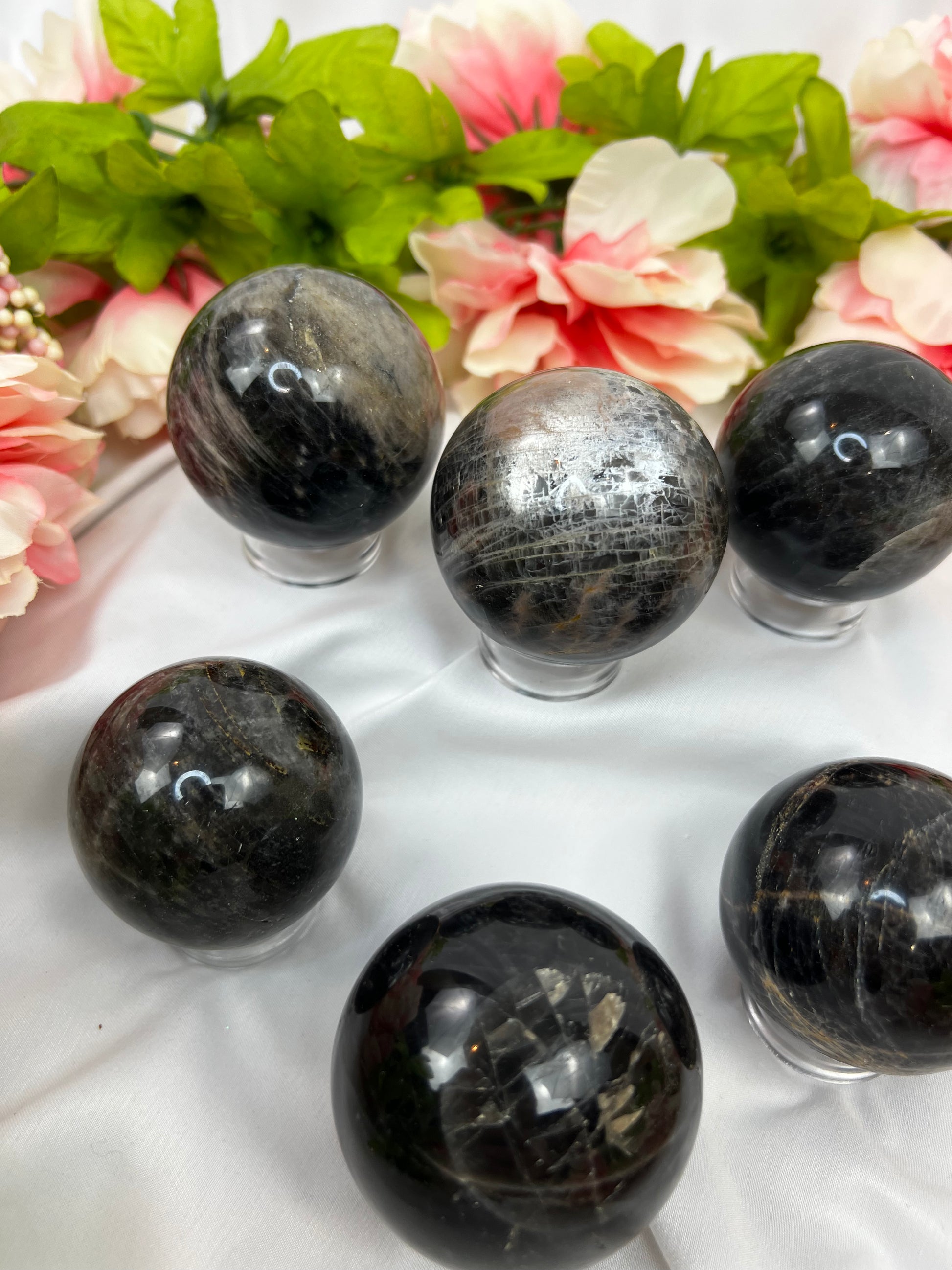 Black Moonstone Sphere