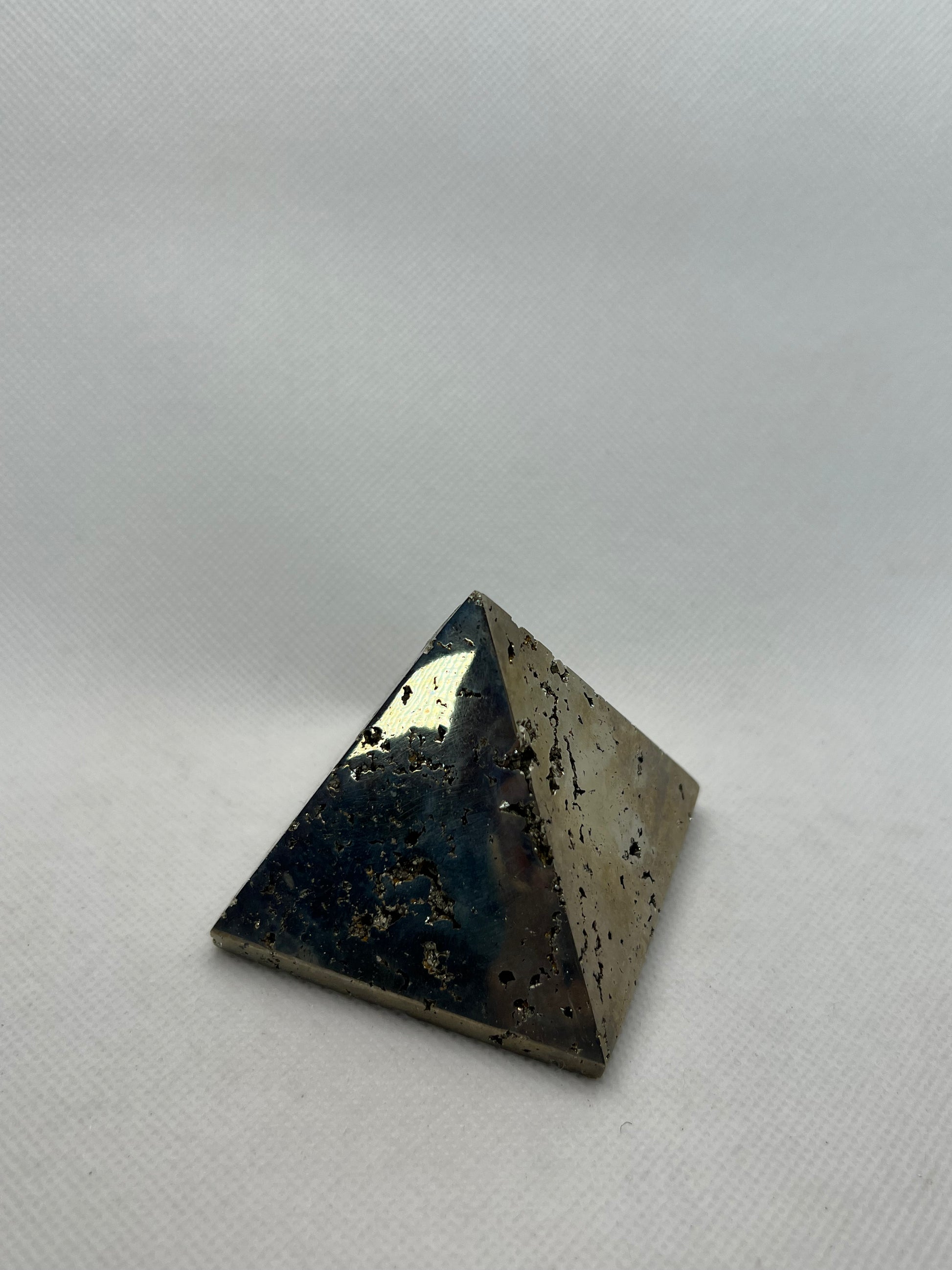 Pyrite pyramids
