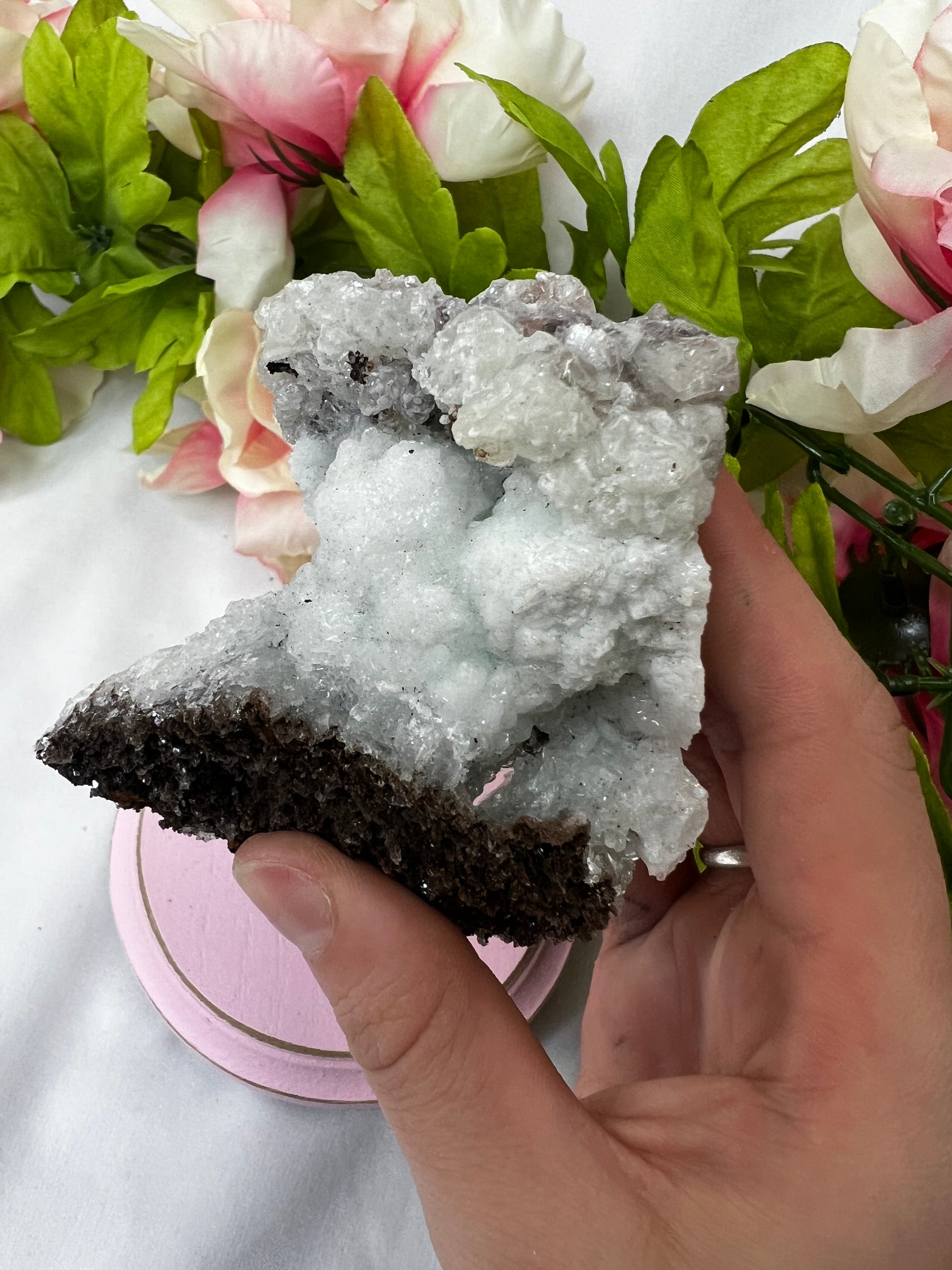 Blue Aragonite Specimen #4