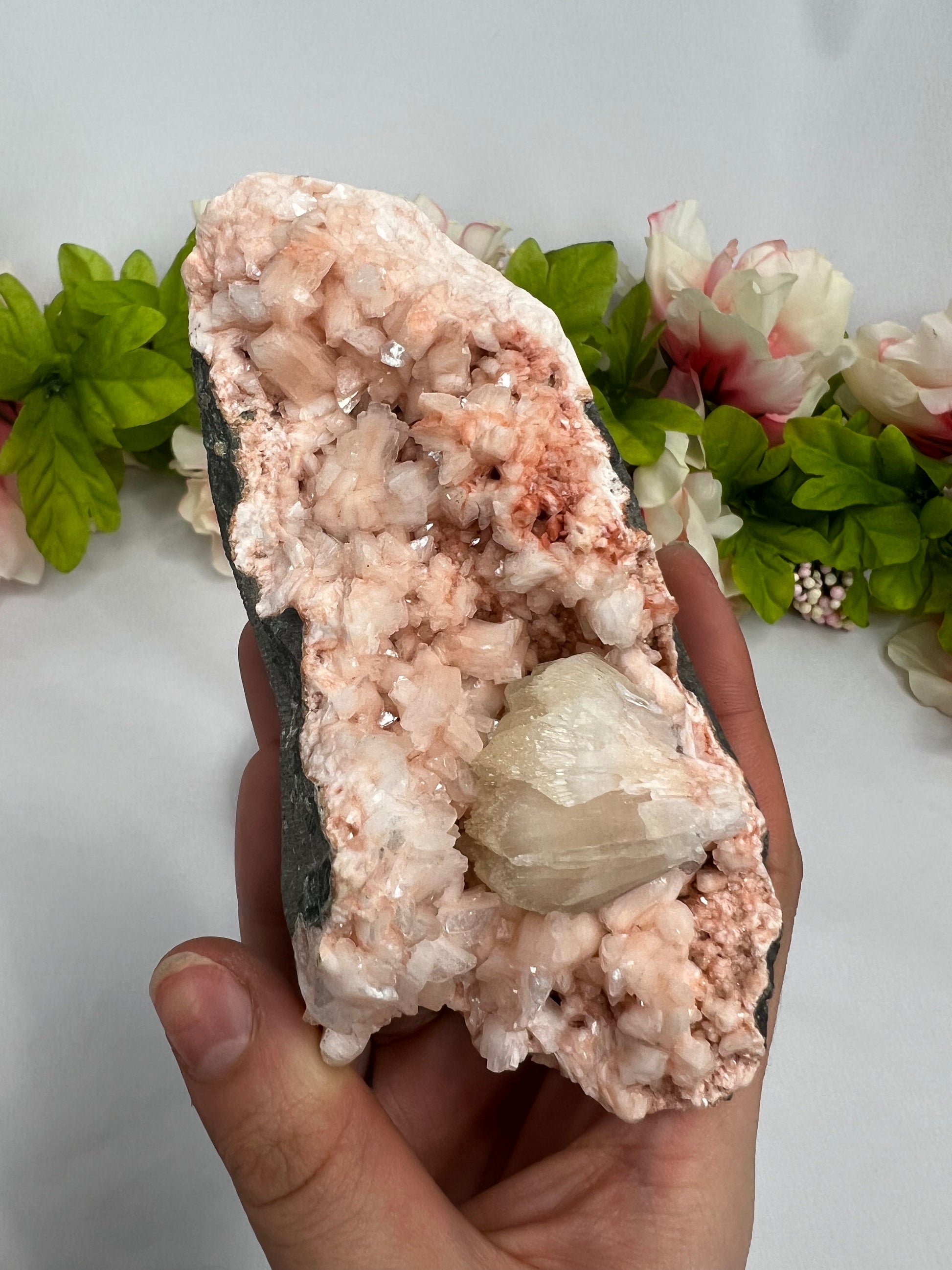 Peach Heulandite Specimen #5