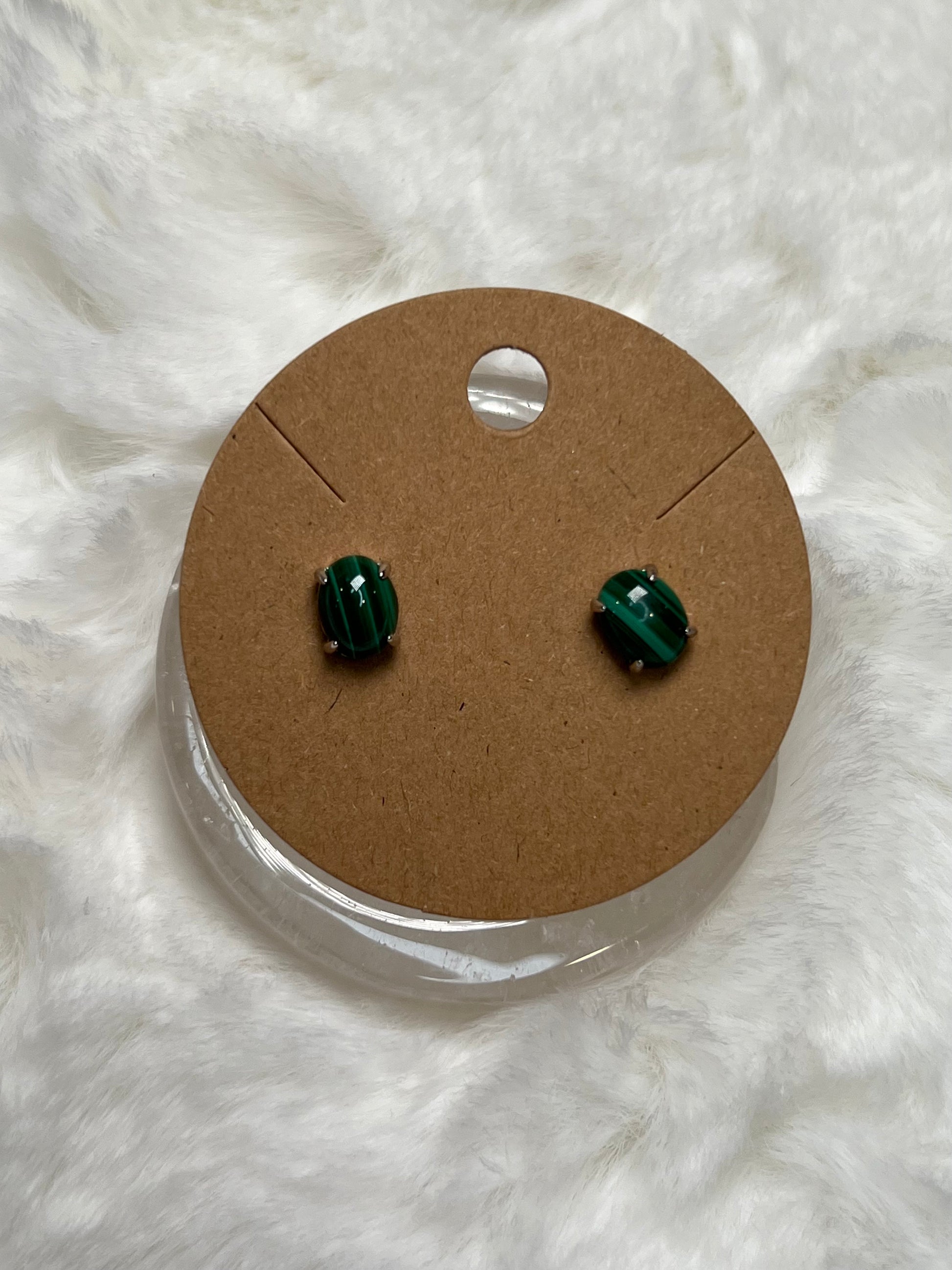Malachite Earrings