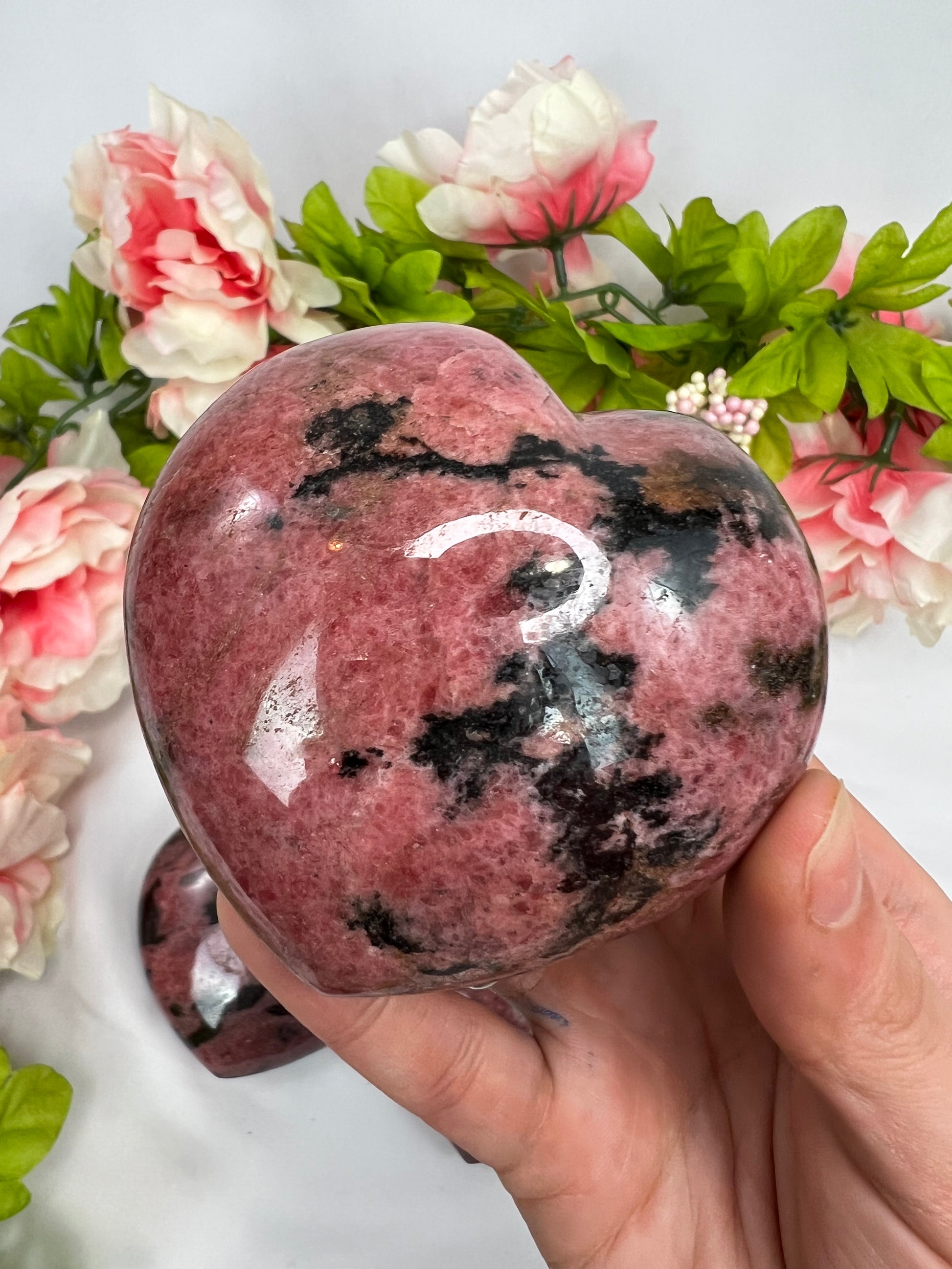 Rhodonite Hearts