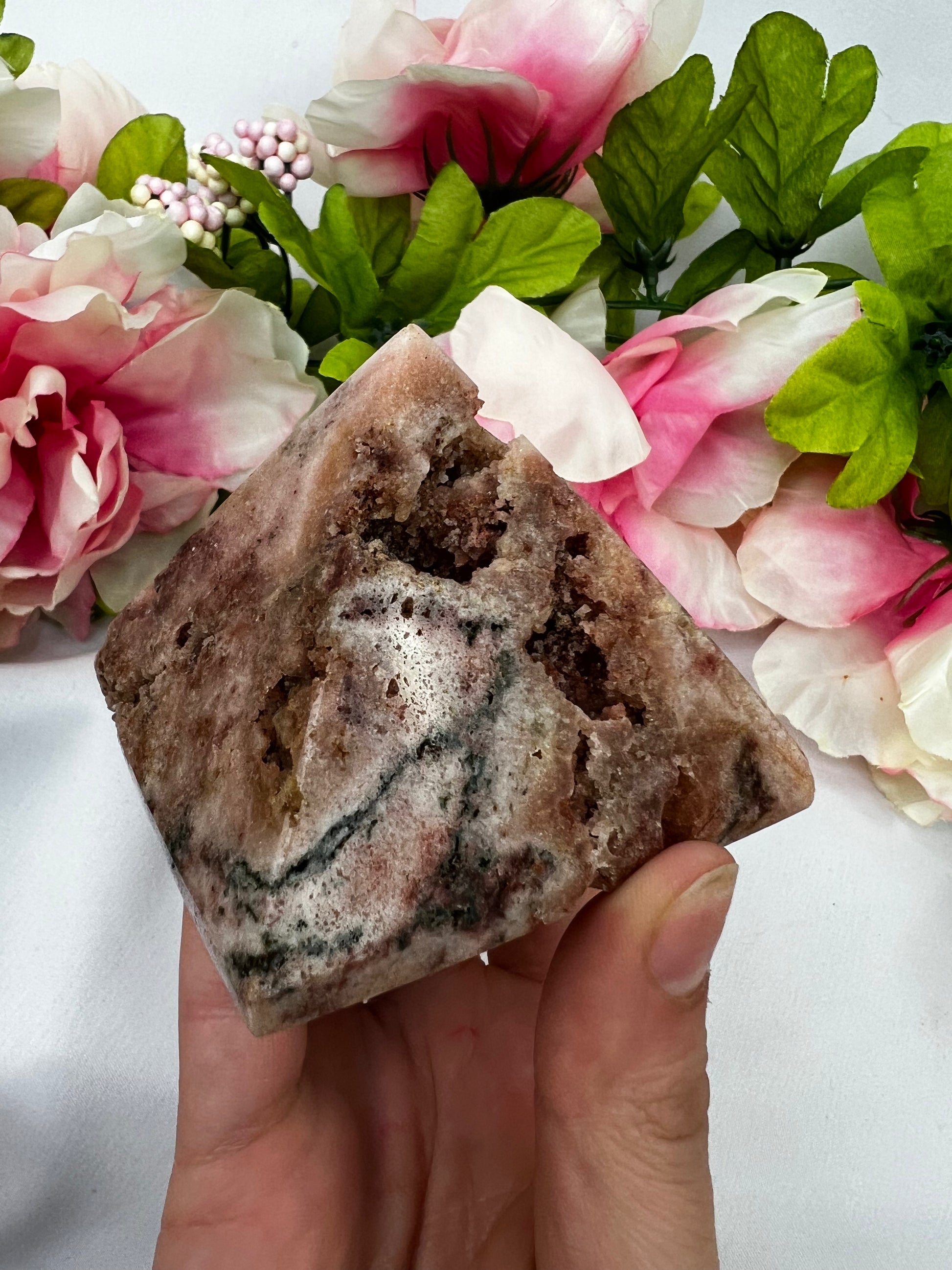 Pink Amethyst Pyramids