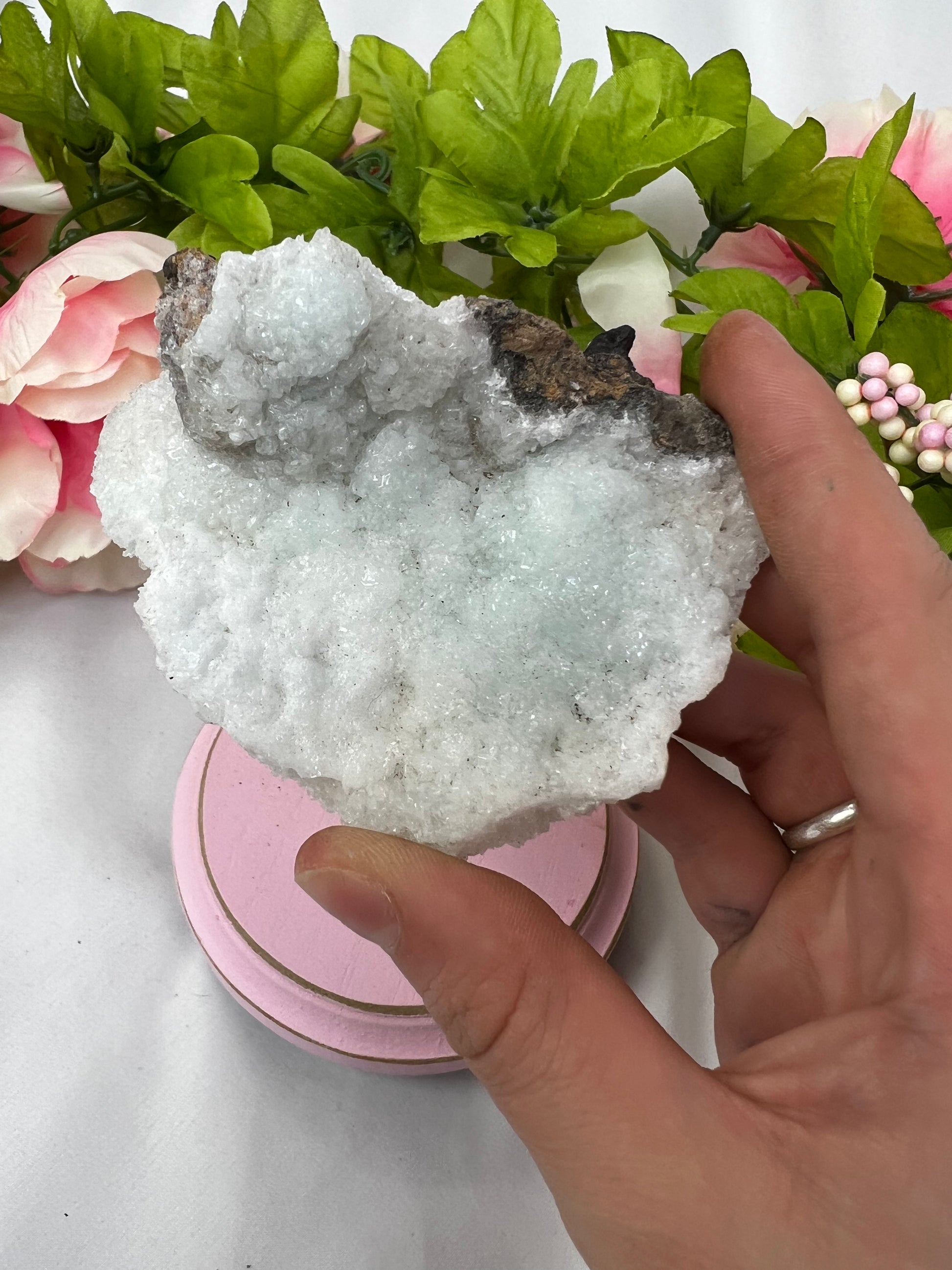 Blue Aragonite Specimen #11