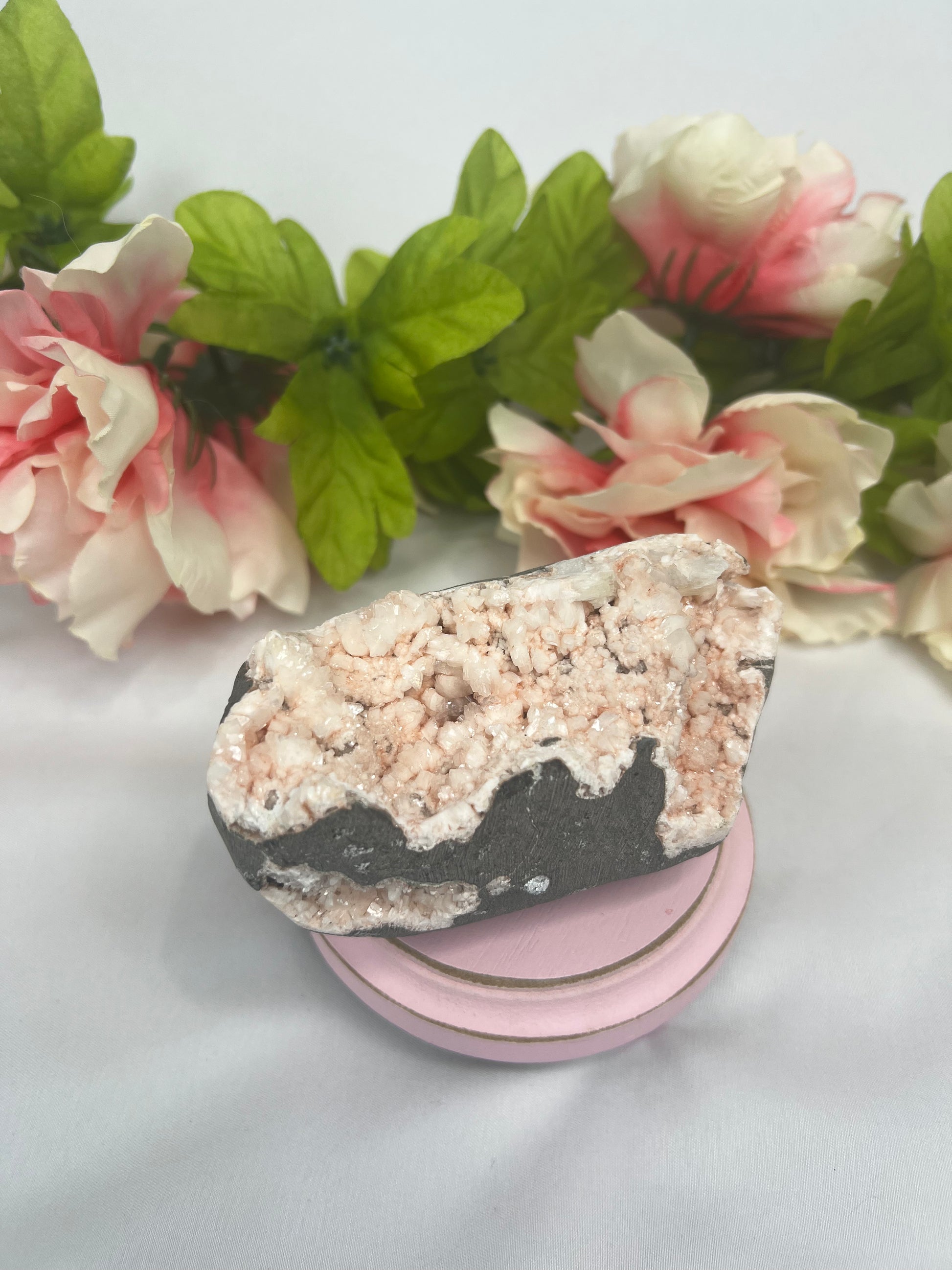 Peach Heulandite Specimen  #2