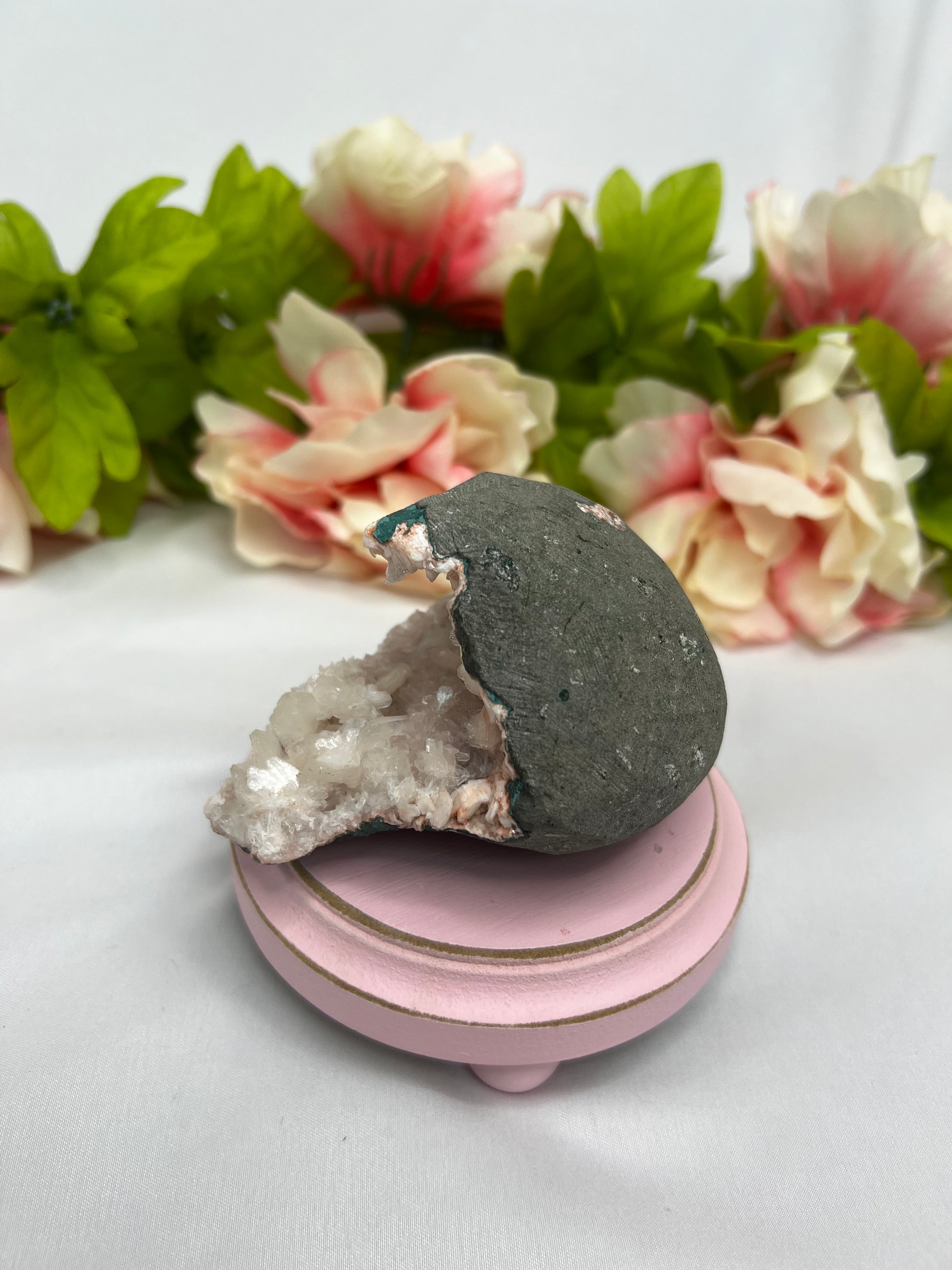 Peach Heulandite Specimen #3