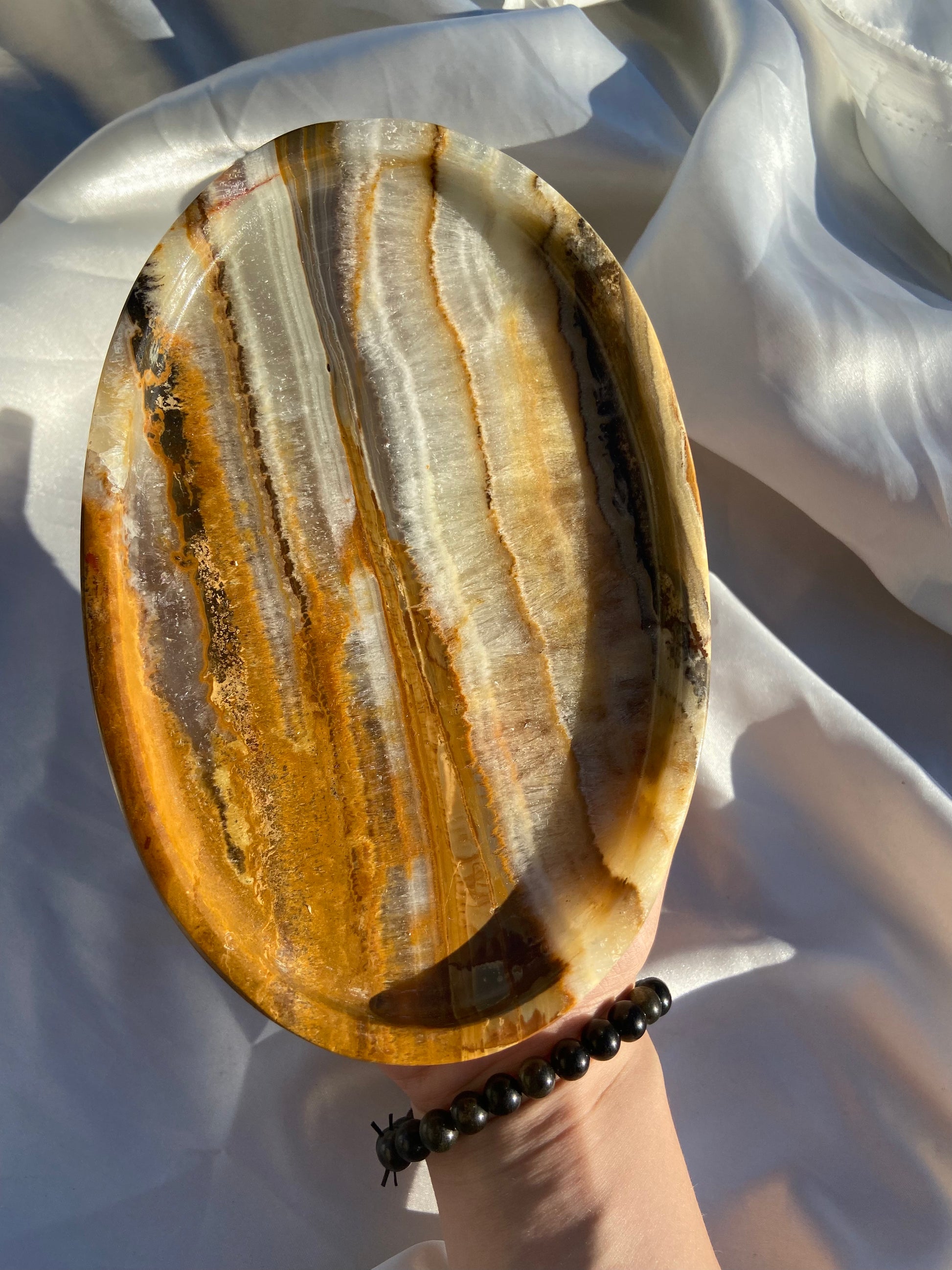 Onyx Shot Glass Set with Plate