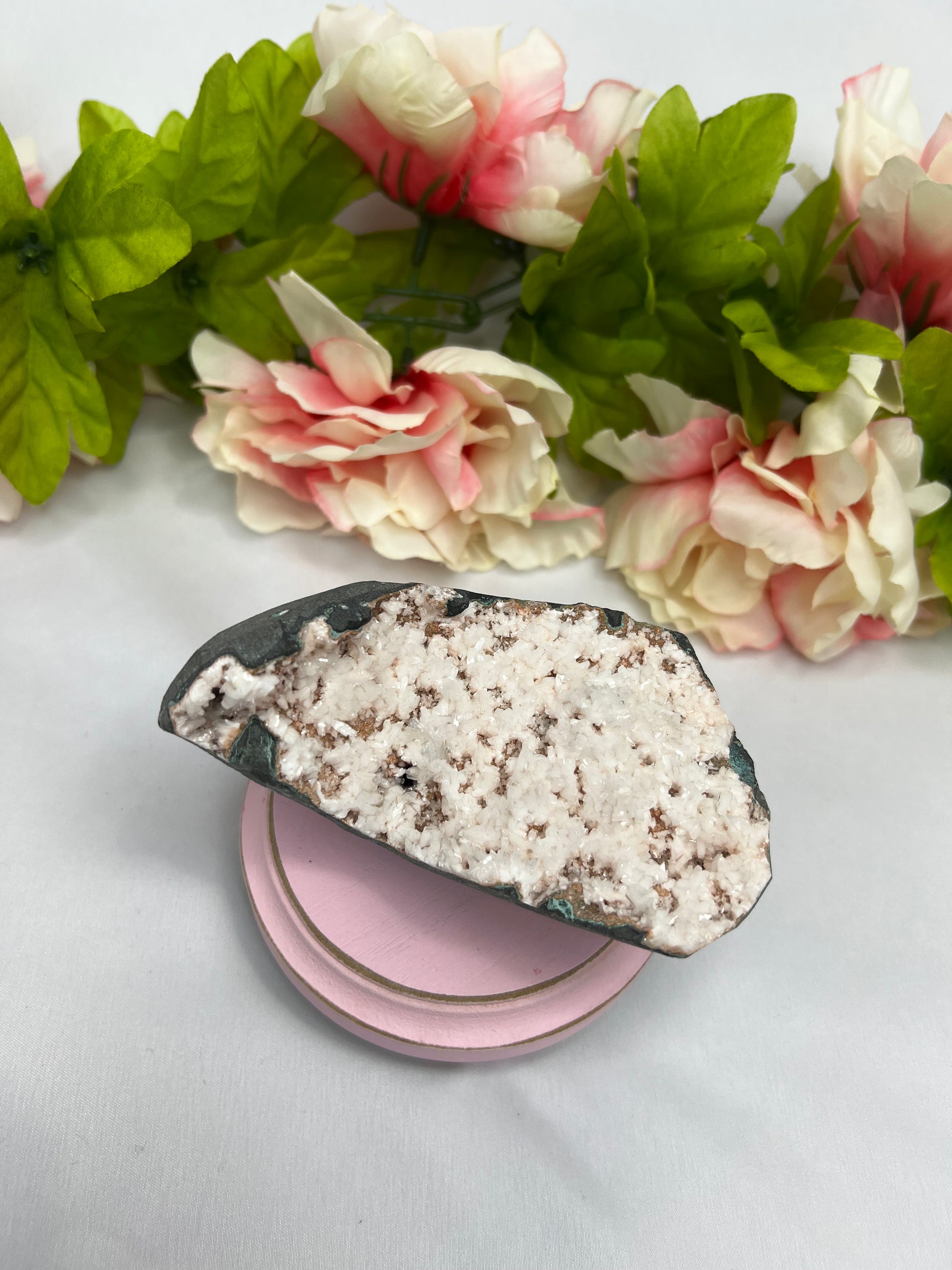 Peach Heulandite Specimen #6