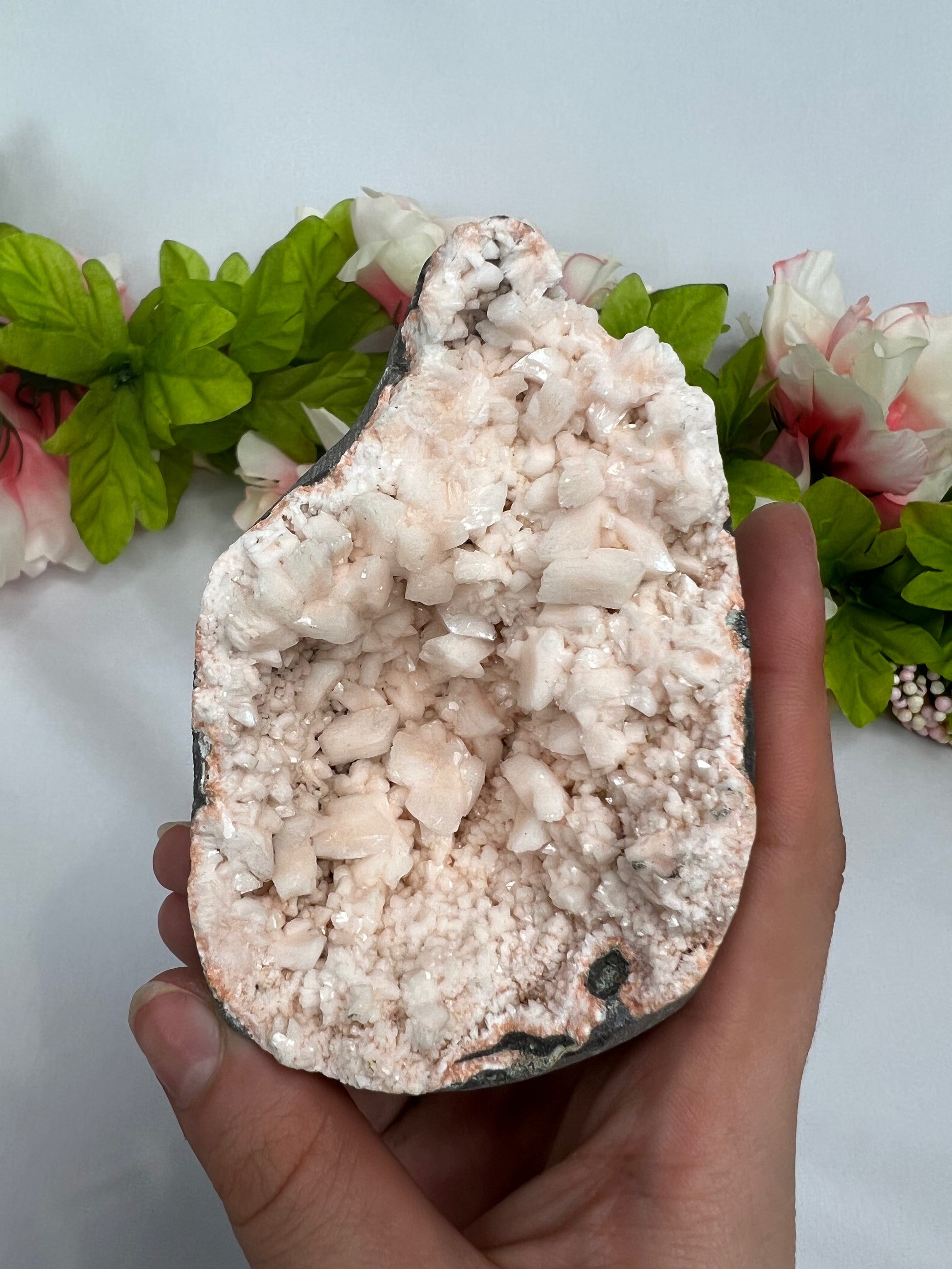 Peach Heulandite Specimen #4