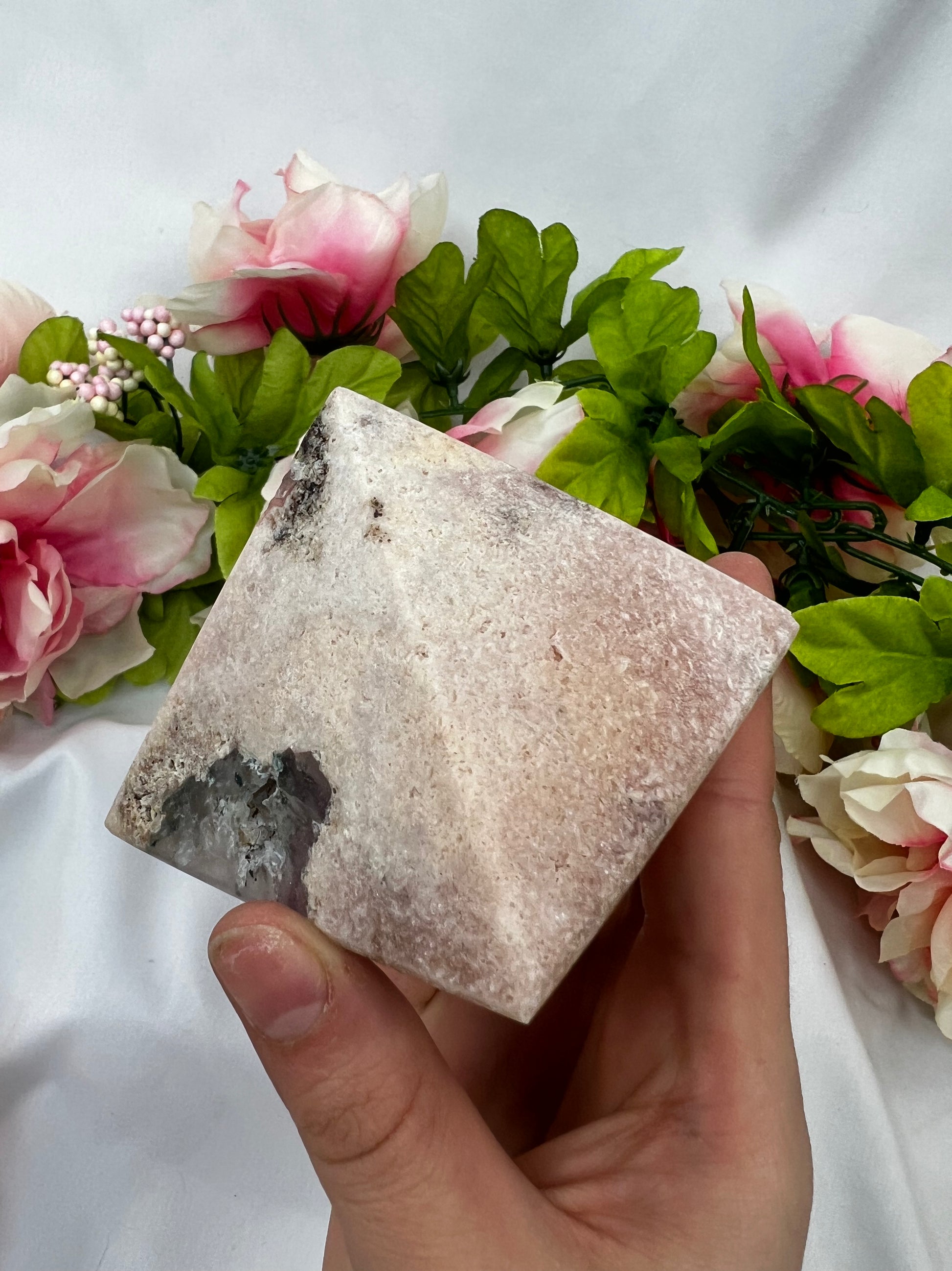 Pink Amethyst Pyramids