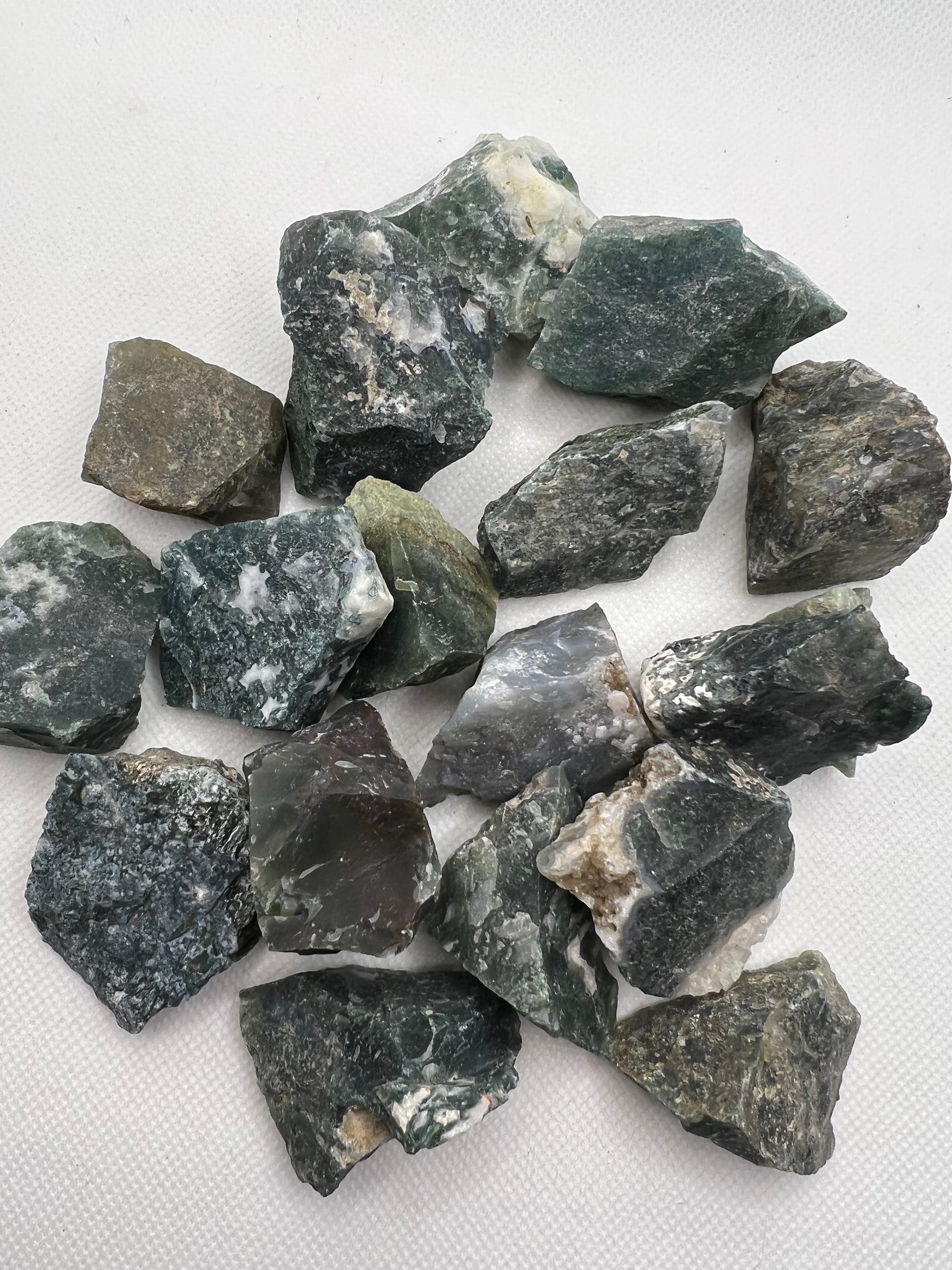Raw Moss Agate