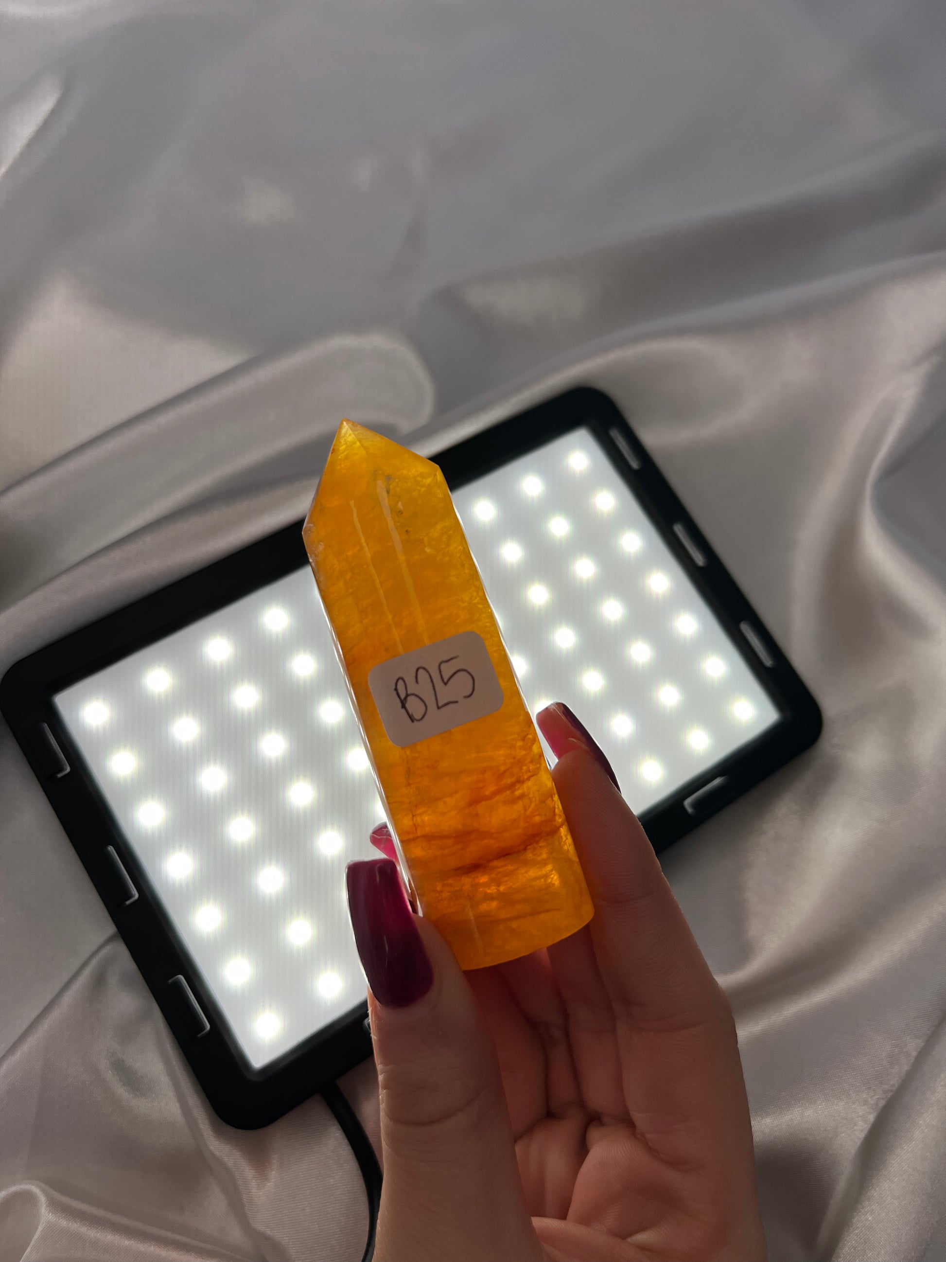 Yellow Fluorite Cylinder Towers