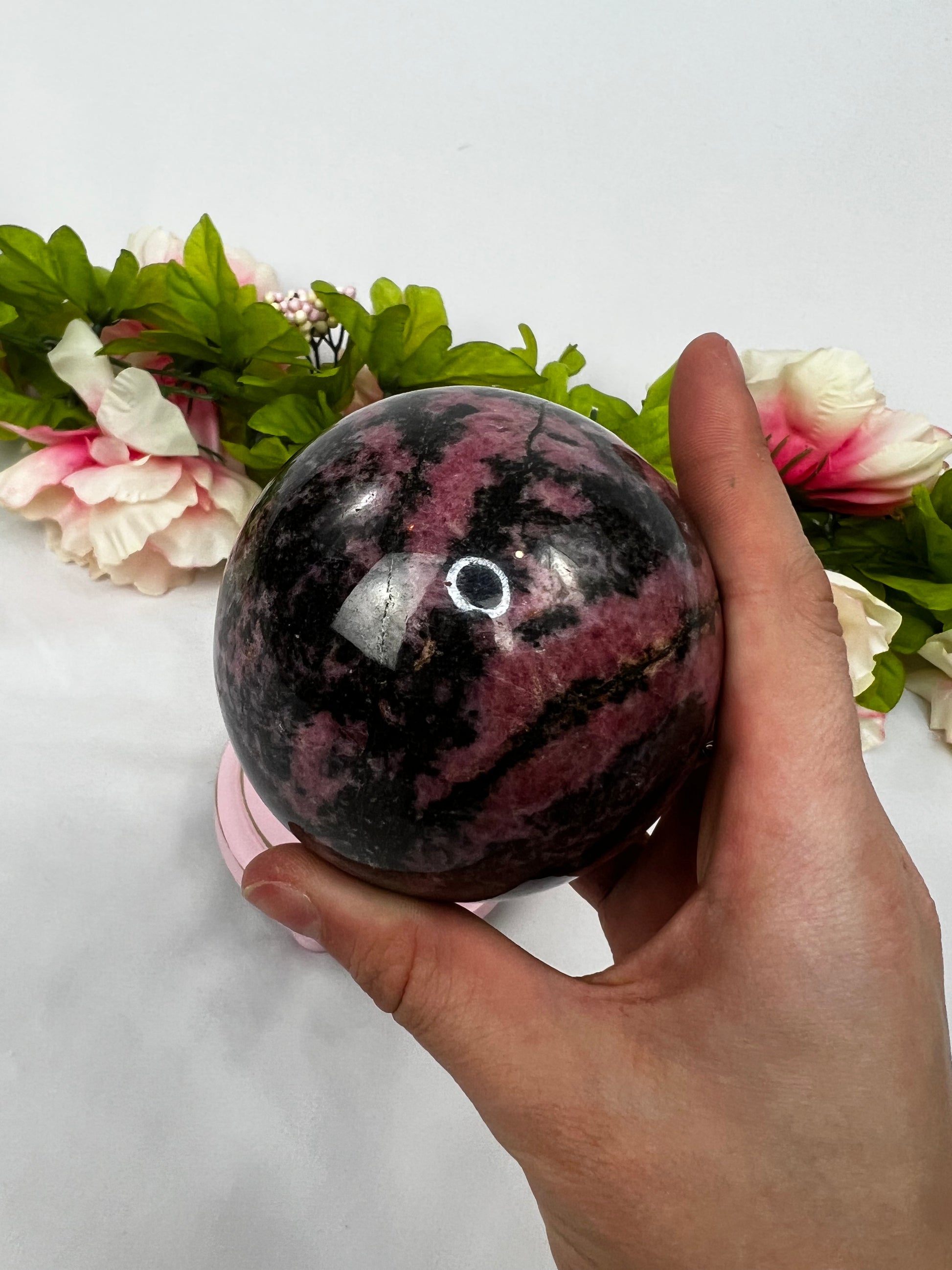 Rhodonite Spheres