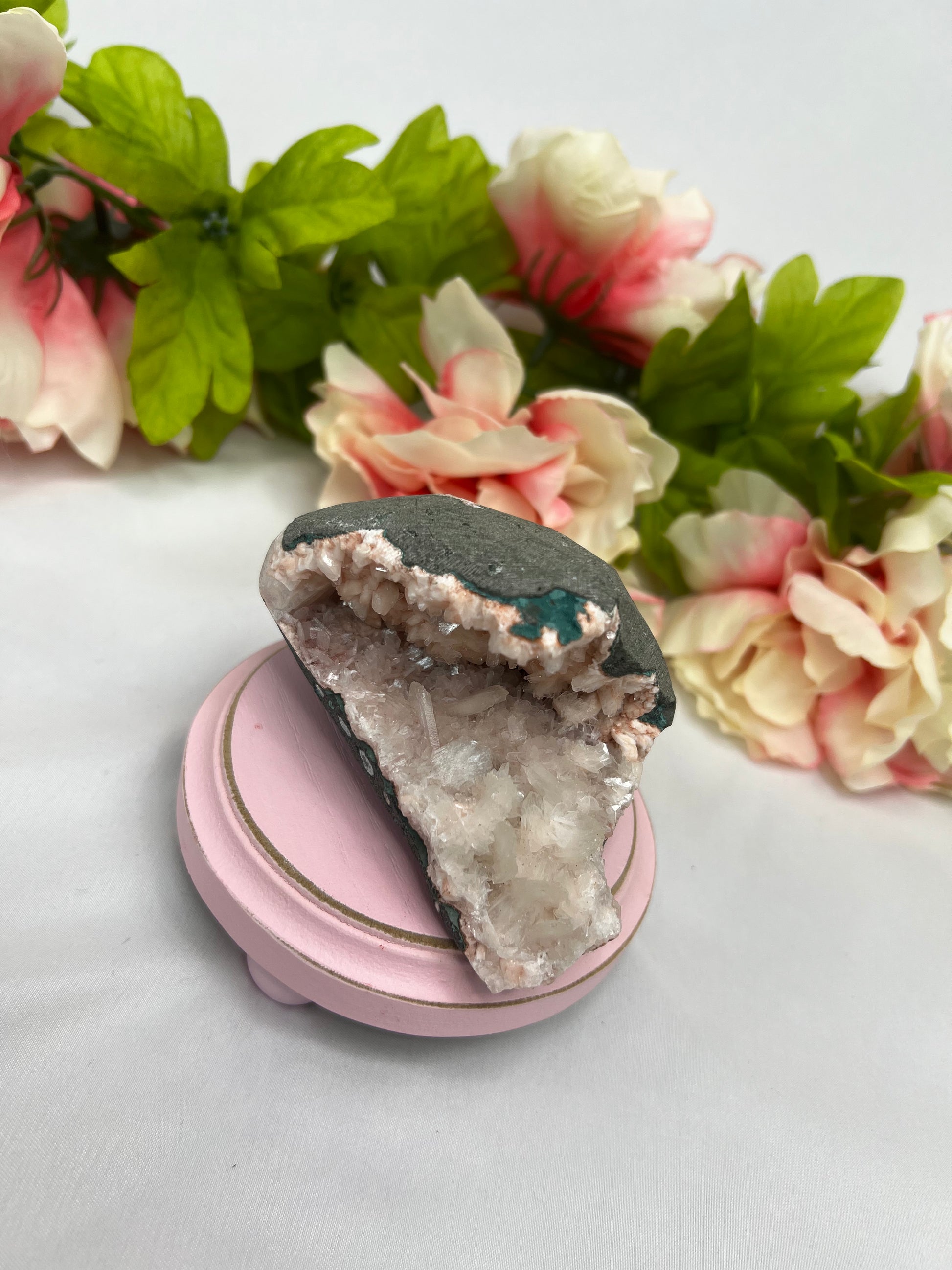 Peach Heulandite Specimen #3